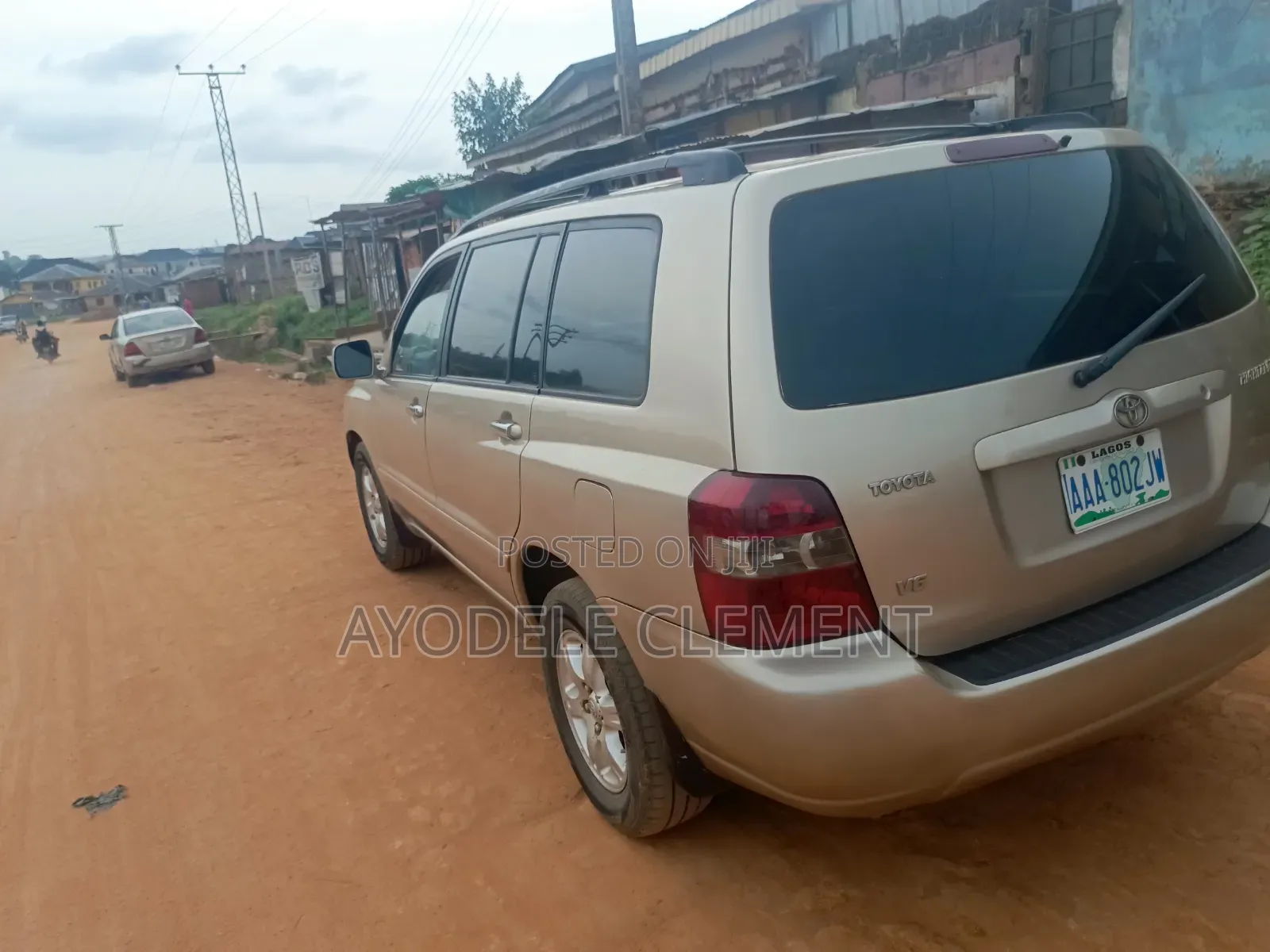 Toyota Highlander V6 2005 Gold