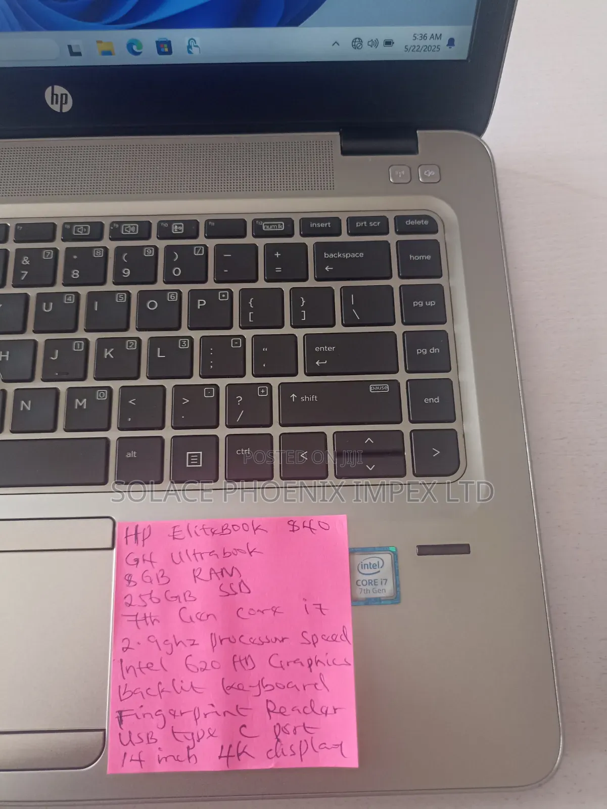 Laptop HP EliteBook 840 G4 8GB Intel Core i7 SSD 256GB