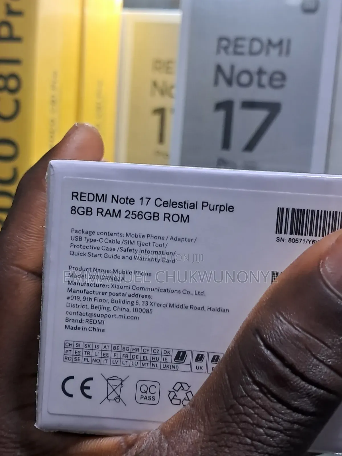 New Xiaomi Redmi Note 17 256 GB Black