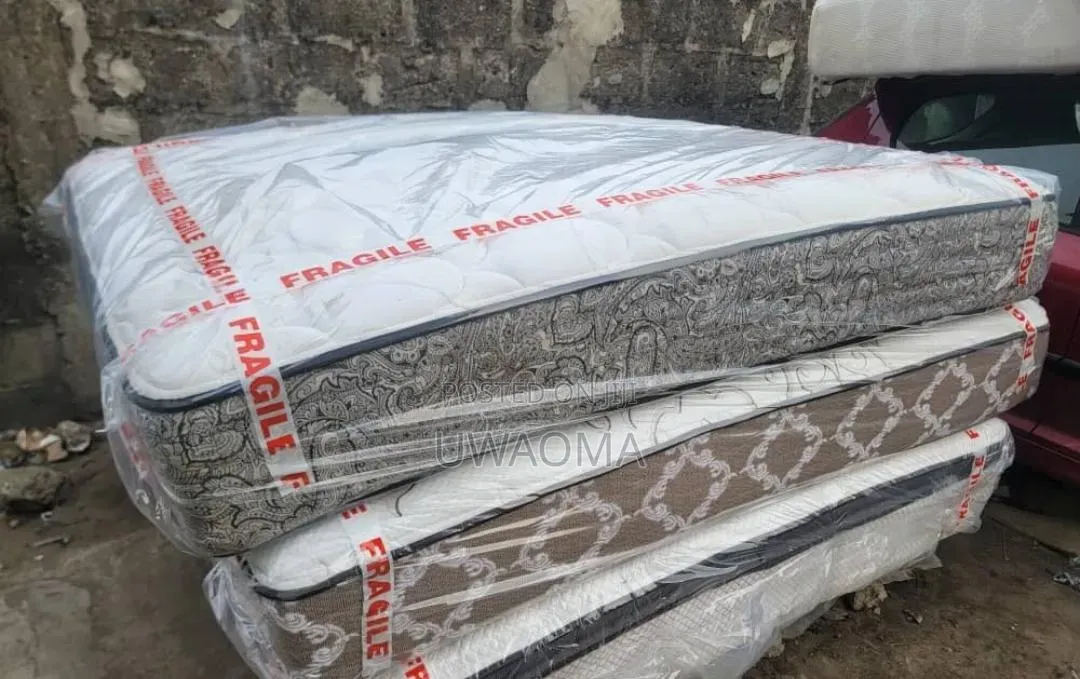 6by6 12inches Canadian Semi Orthopedic Spring Mattress