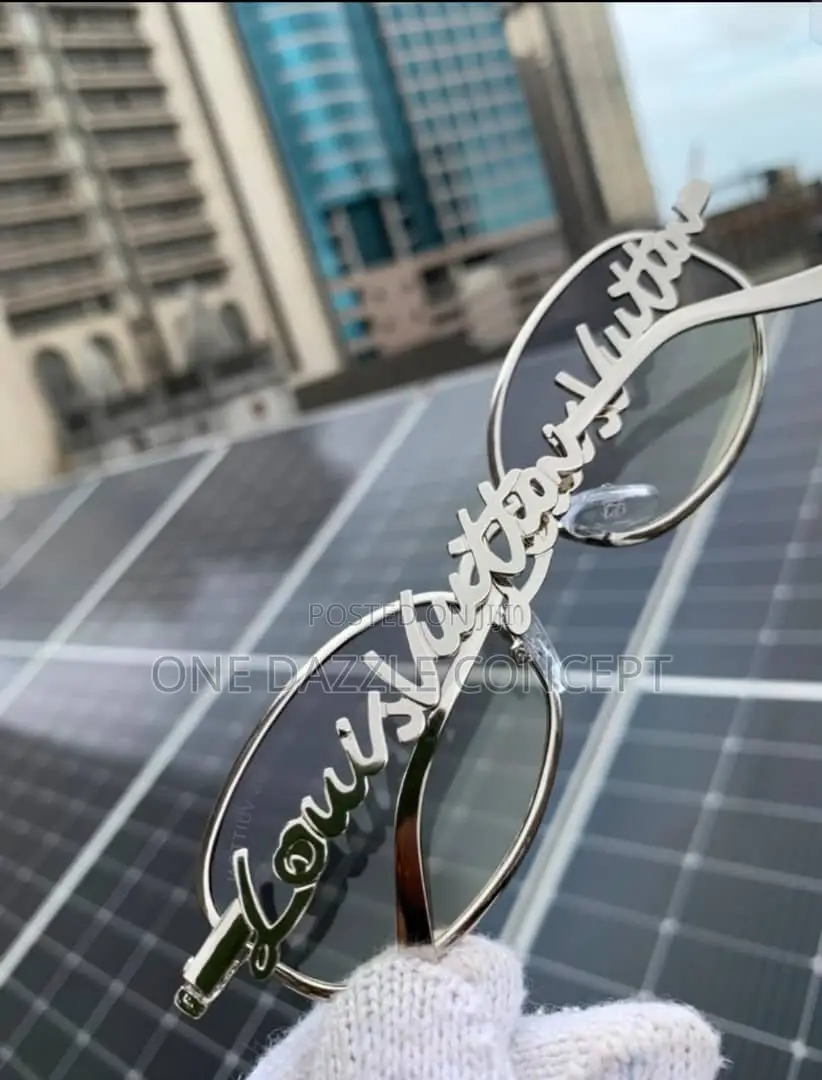 Silver Toned Louis Vuitton Sunglasses