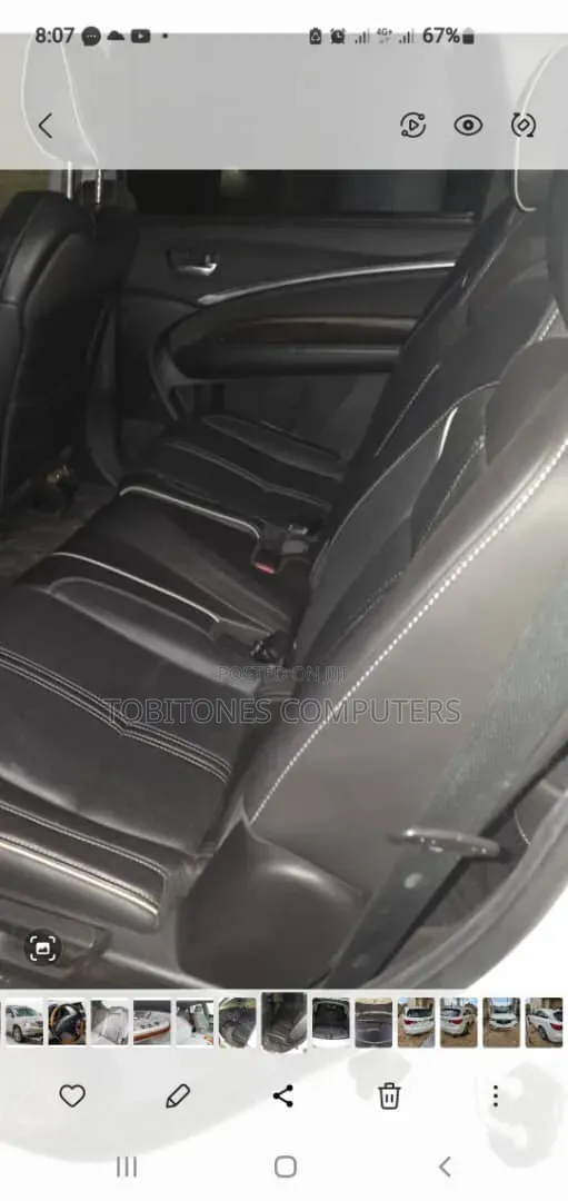Acura MDX Base FWD 2018 White