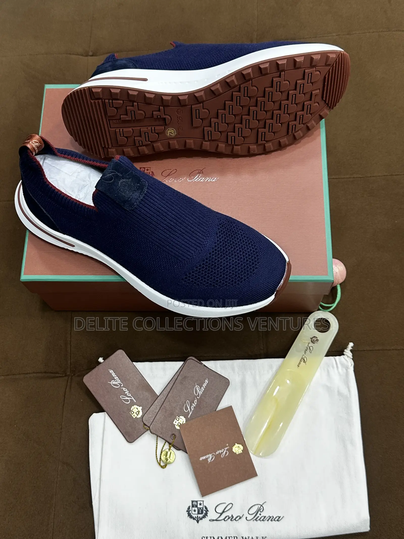 New Original Loro Piana 360 Flexy Walk Sneakers*