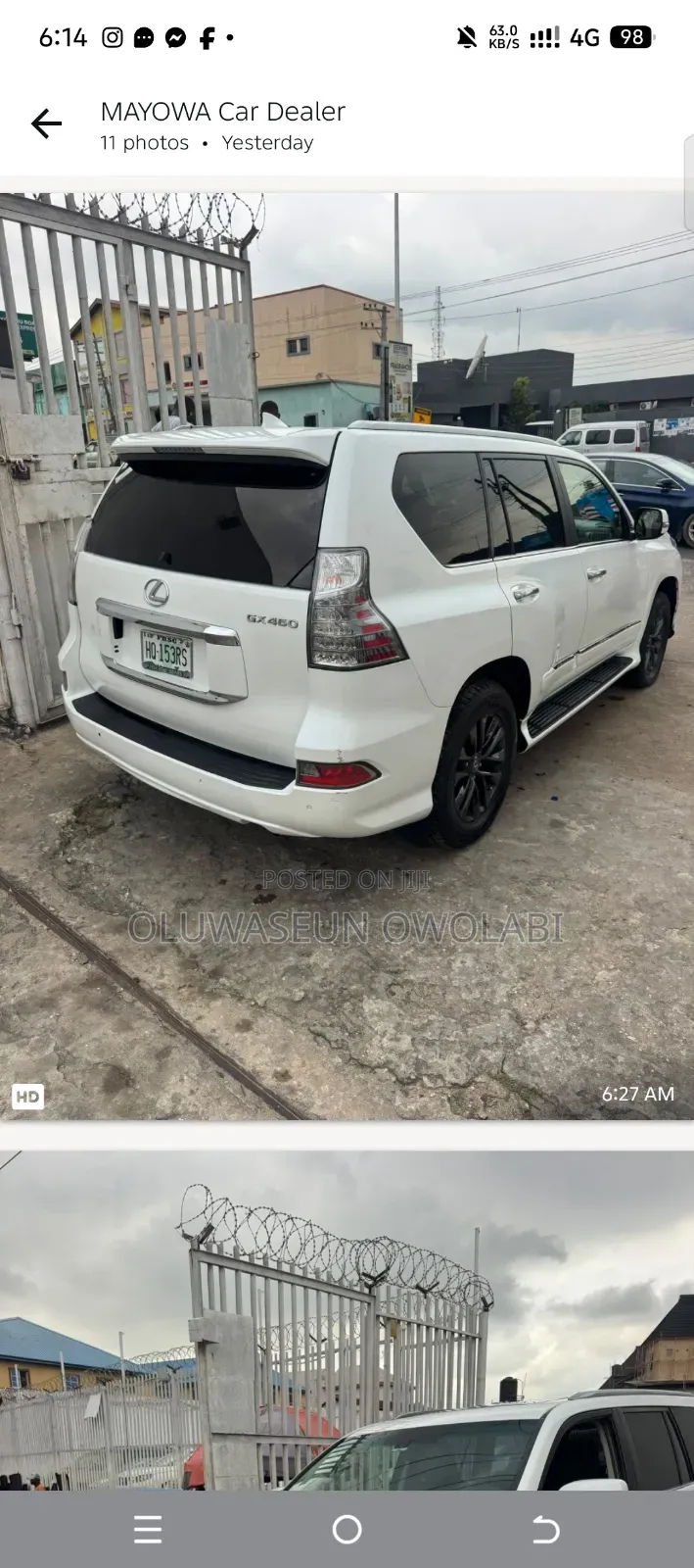 Lexus GX 460 Luxury 2016 White