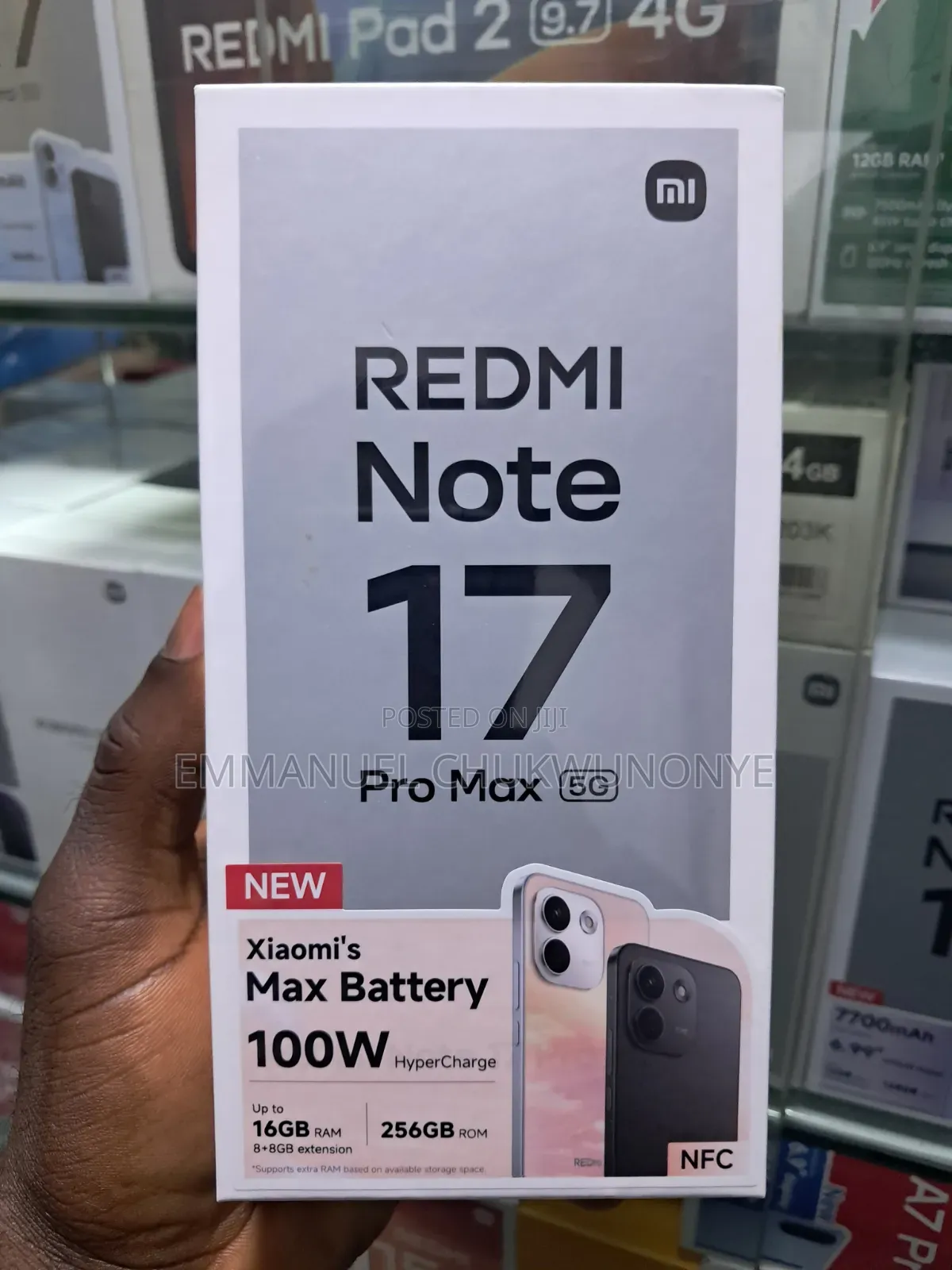 New Xiaomi Redmi Note 17 Pro Max 256 GB Black