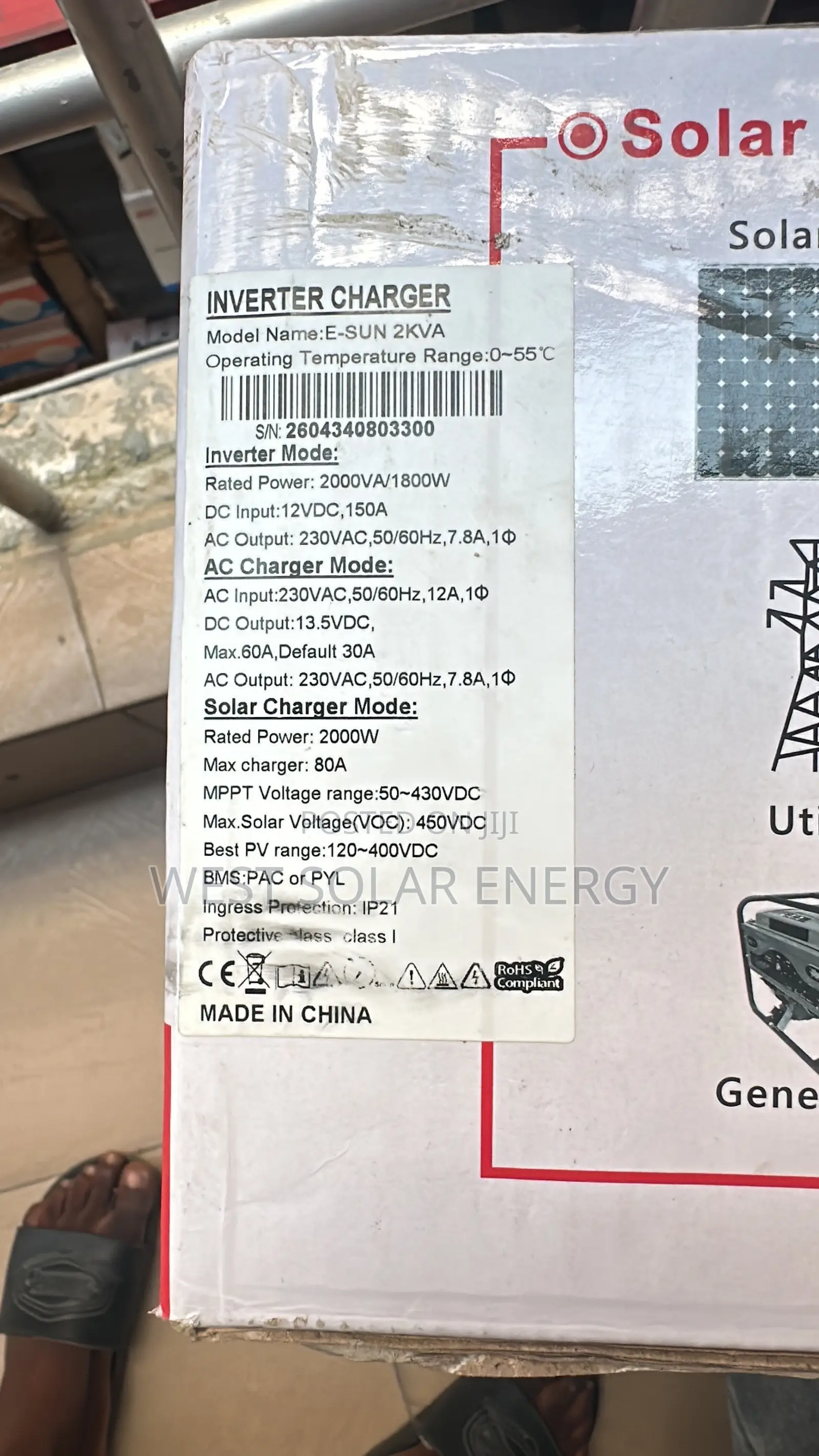 2KVA 24V SAKO Hybrid Solar Inverter