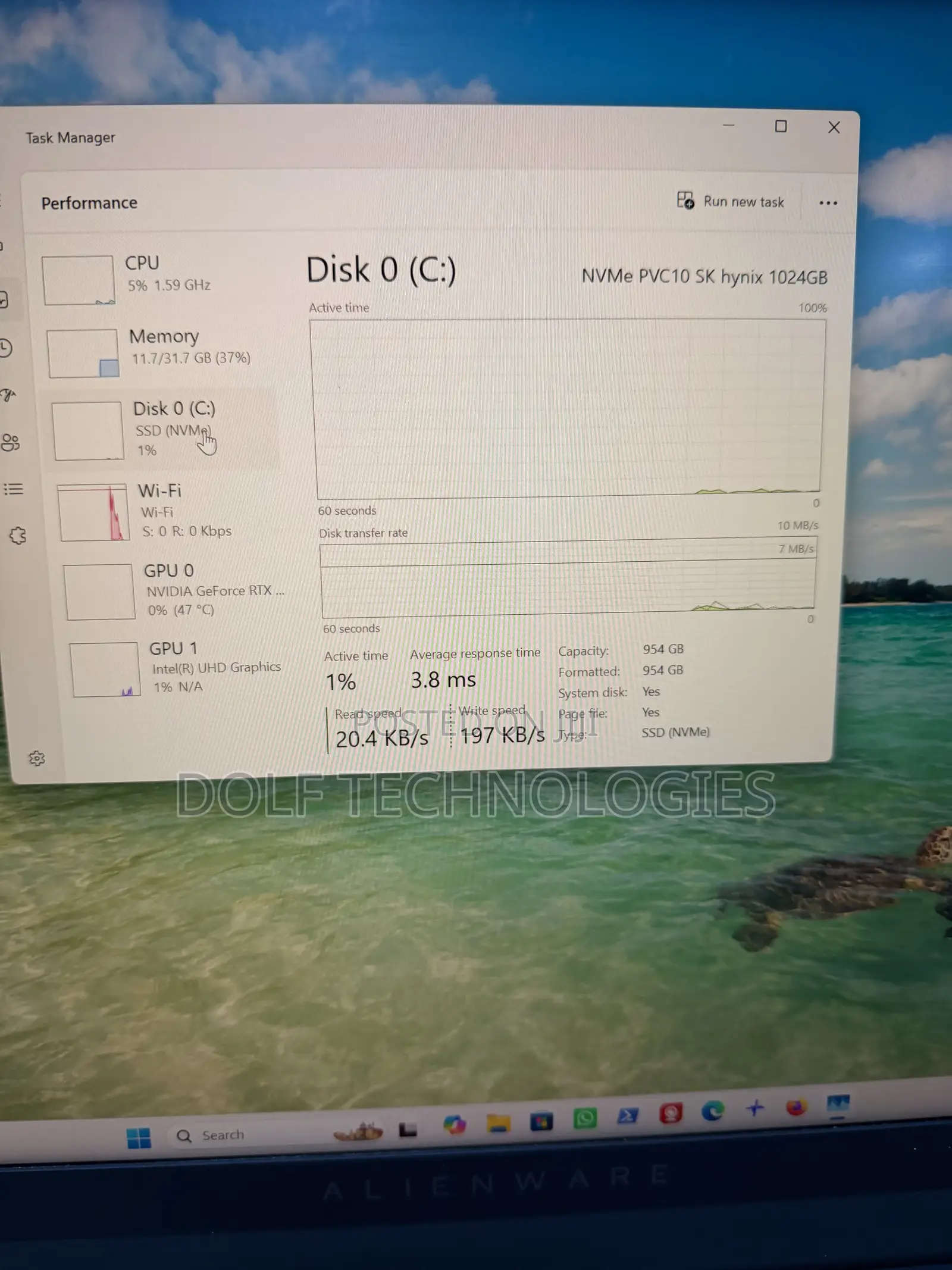 Laptop Alienware M18 R2 32GB Intel Core i9 SSD 1T