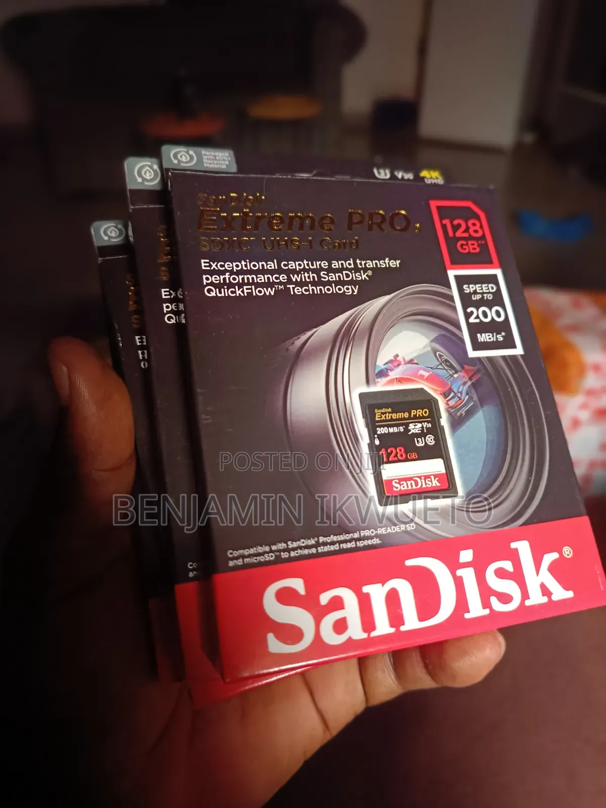 Extreme Pro 128gig SD Card, (SanDisk)