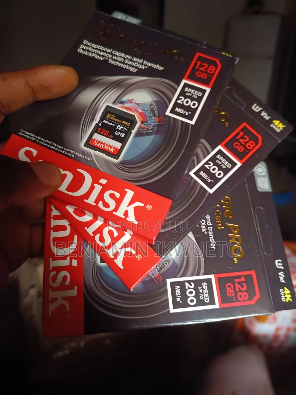 Extreme Pro 128gig SD Card, (SanDisk)
