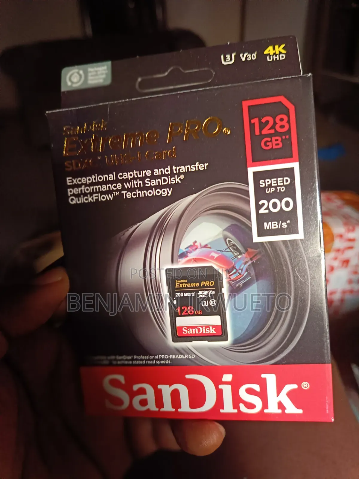 Extreme Pro 128gig SD Card, (SanDisk)