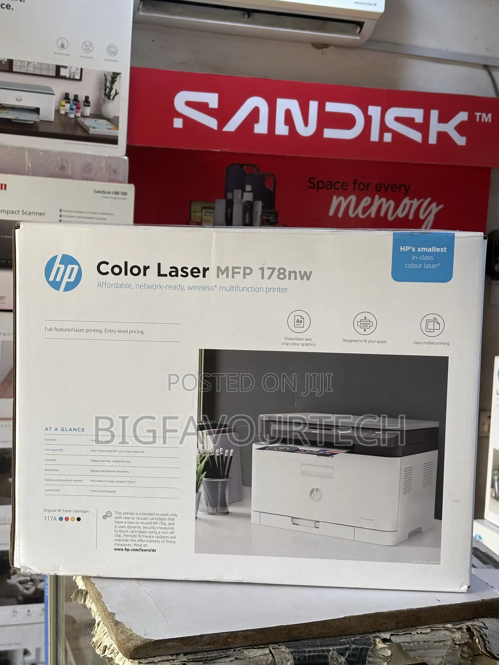 HP Color Laser MFP 178nw (4ZB96A)