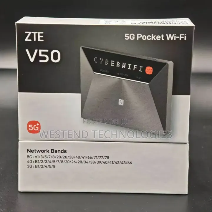 ZTE V50 5G Mobile WiFi Router With NFC MU3351 1.83GBPS Wifi Speed