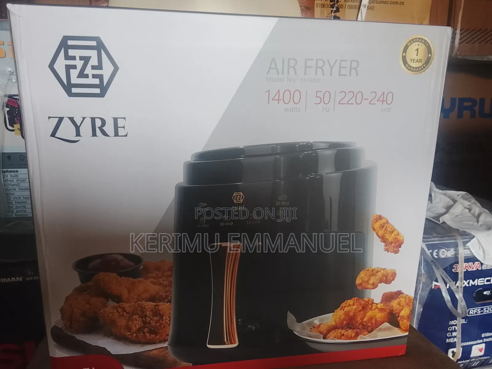 Zyre Air Fryer 8 Liter