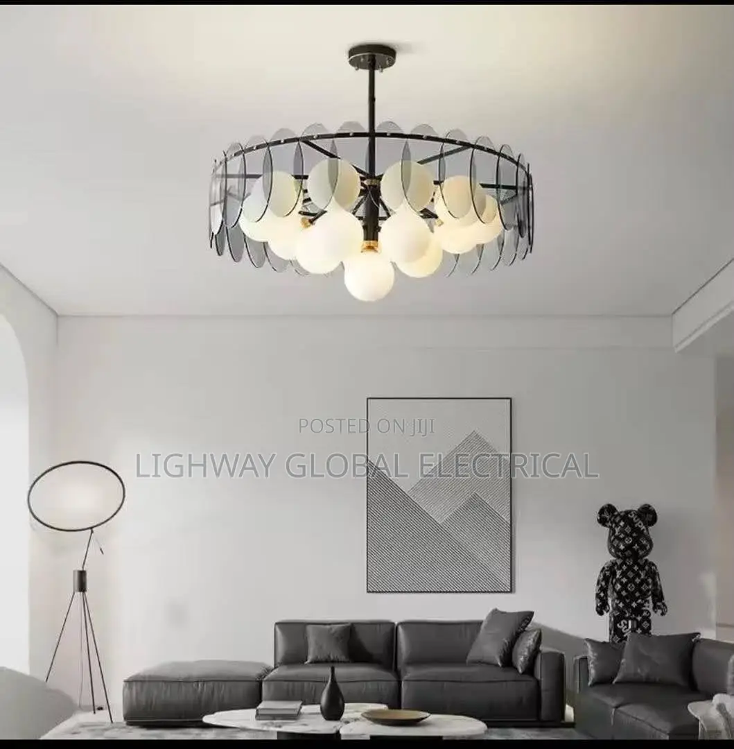 Modern Nordic Glass Chandelier