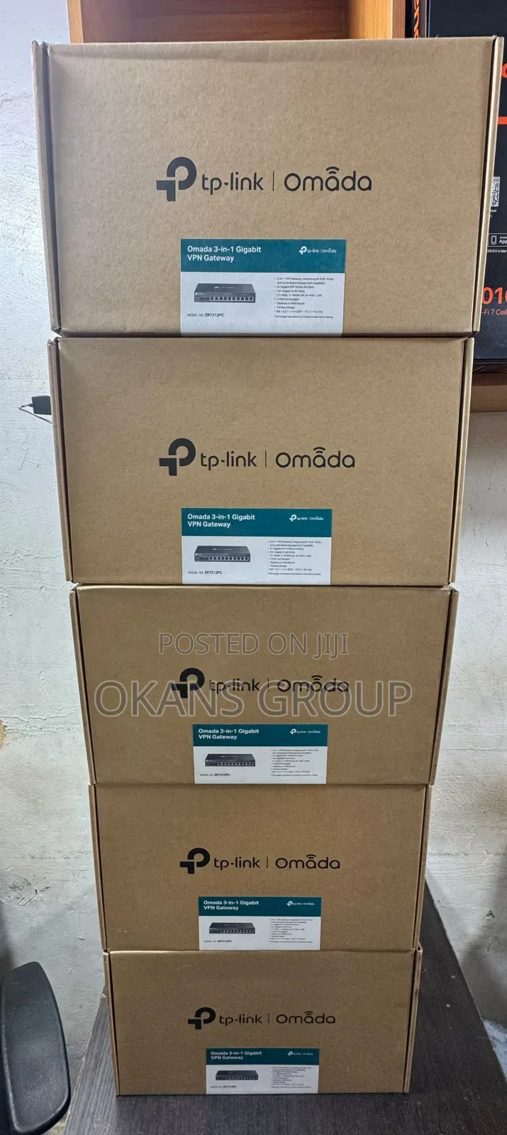 TP-Link Omada Gateway Er605 Er7206 Er707-M2 Er8411 Er706w-4g Er7212pc