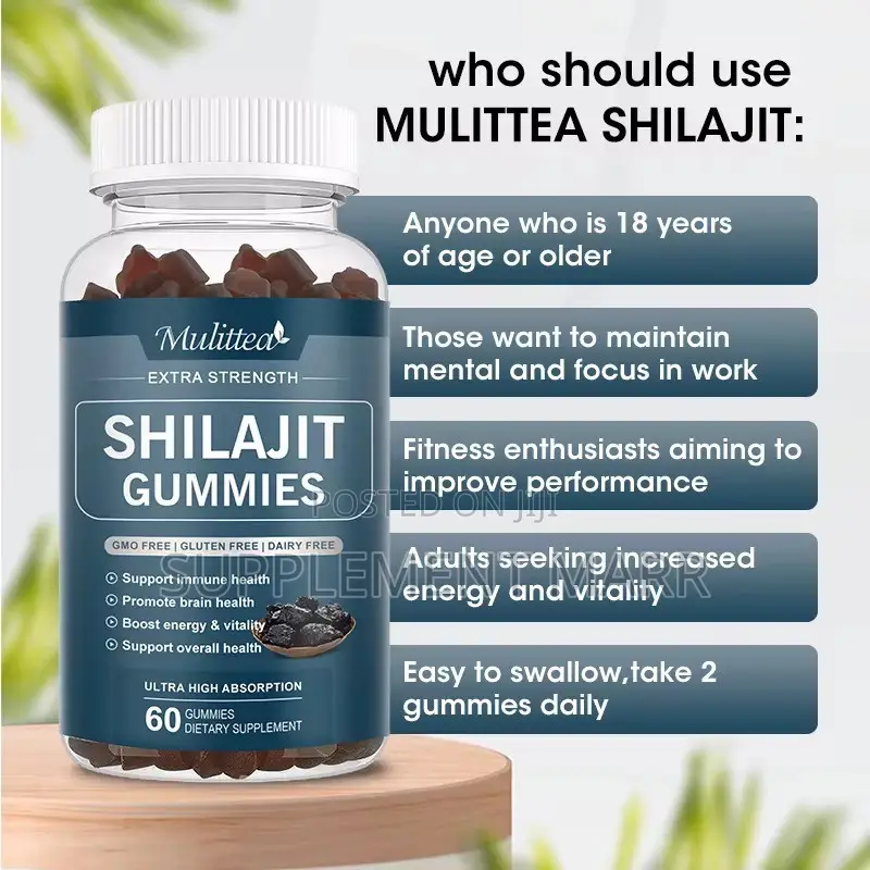 Shilajit Gummies | Immune Health | Brain Health | Energy & Vitality