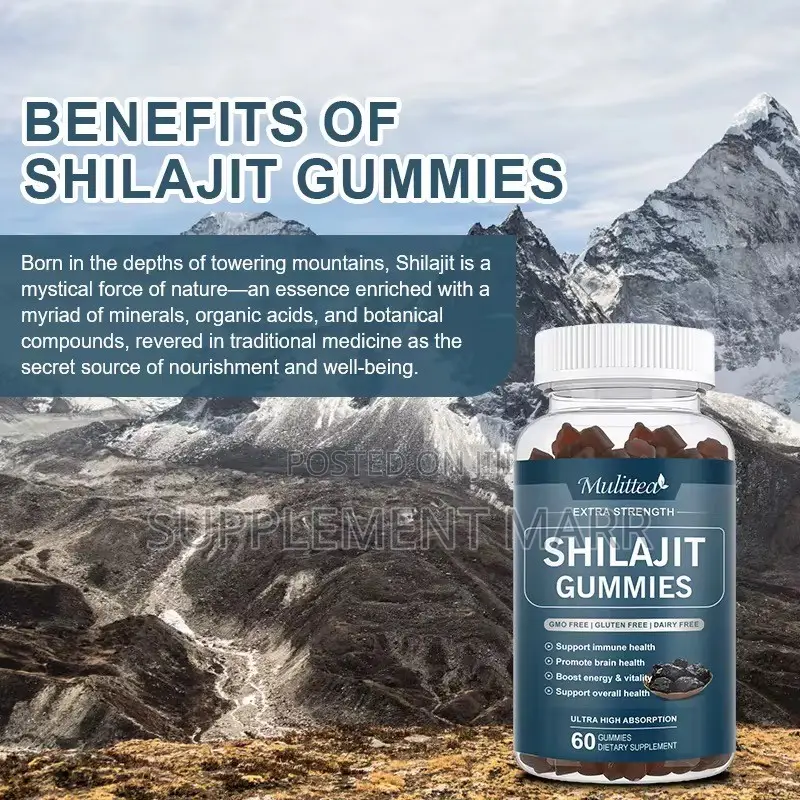 Shilajit Gummies | Immune Health | Brain Health | Energy & Vitality