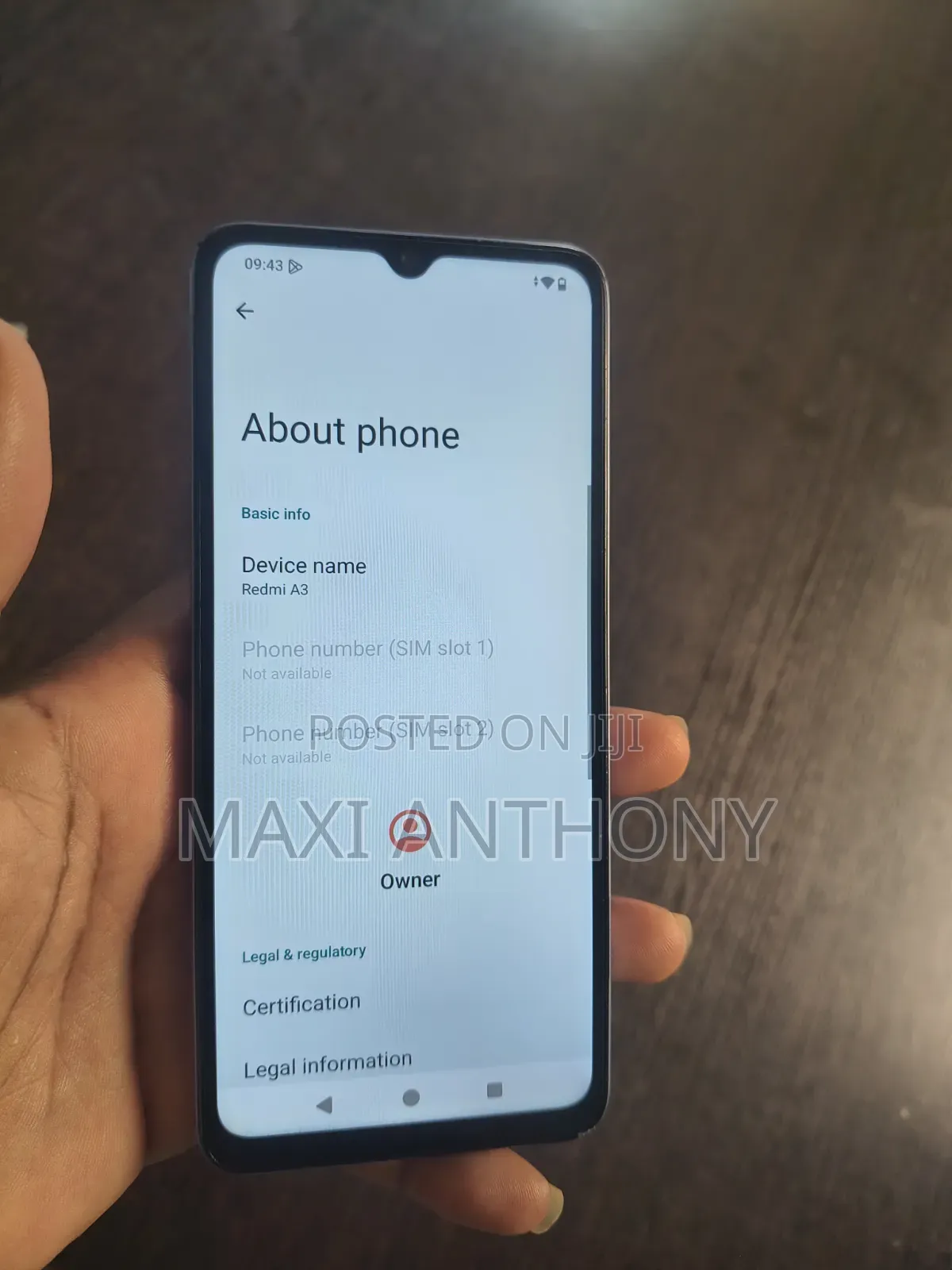 Xiaomi Redmi A3 128 GB Red