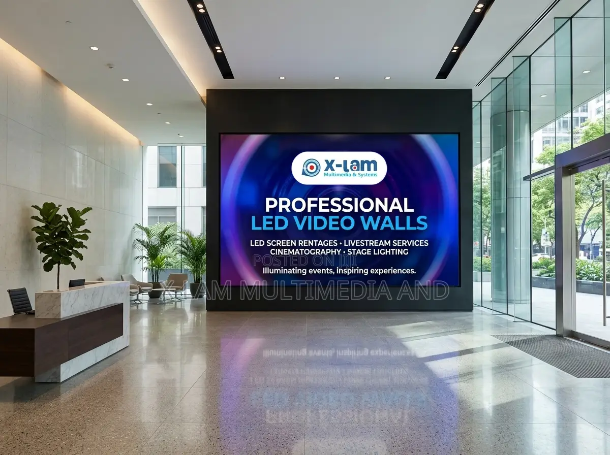 LED Wall for Office Reception and Lobby