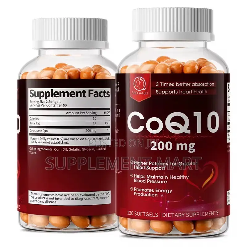 CoQ 10 200mg Capsules X120 | Heart Support | Healthy Blood Pressure
