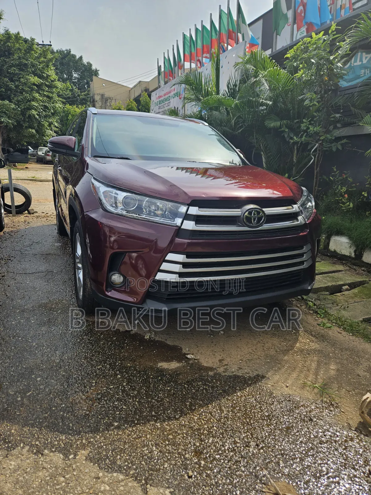 Toyota Highlander Limited Platinum 4x2 V6 (3.5L 6cyl 8A) 2018 Maroon
