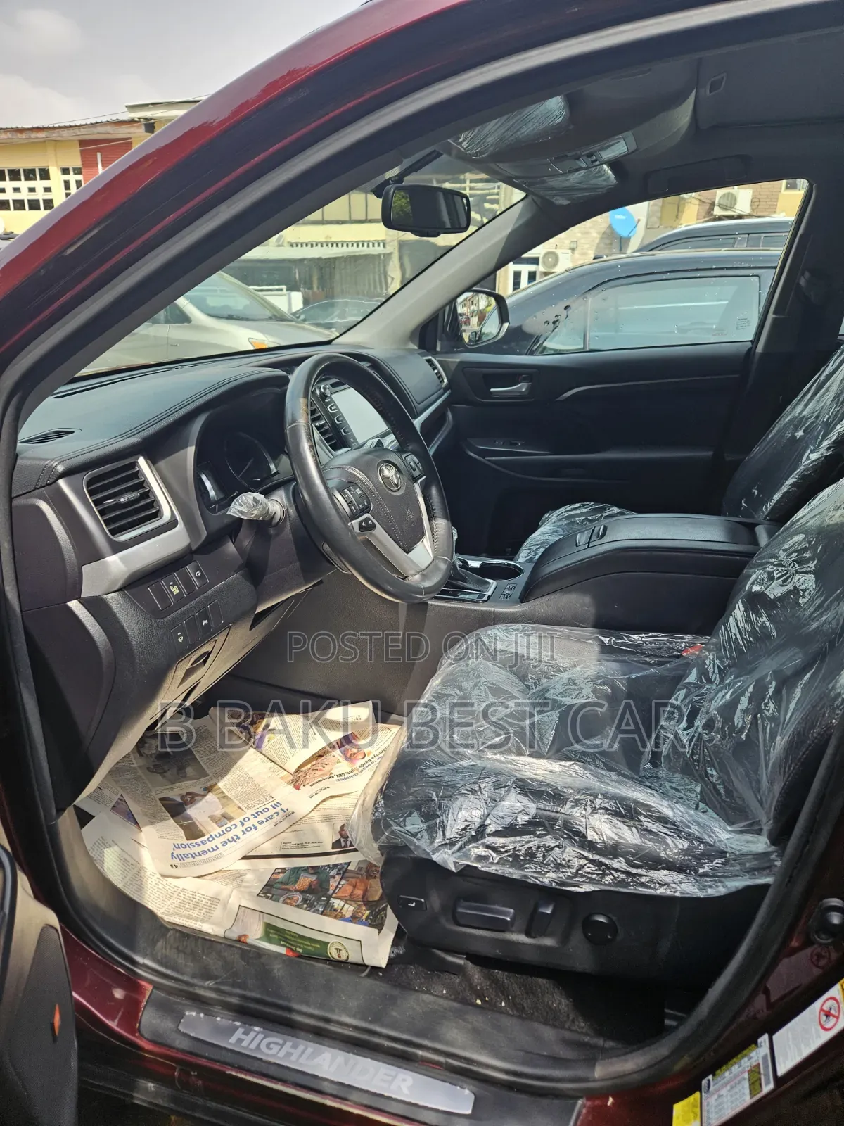 Toyota Highlander Limited Platinum 4x2 V6 (3.5L 6cyl 8A) 2018 Maroon