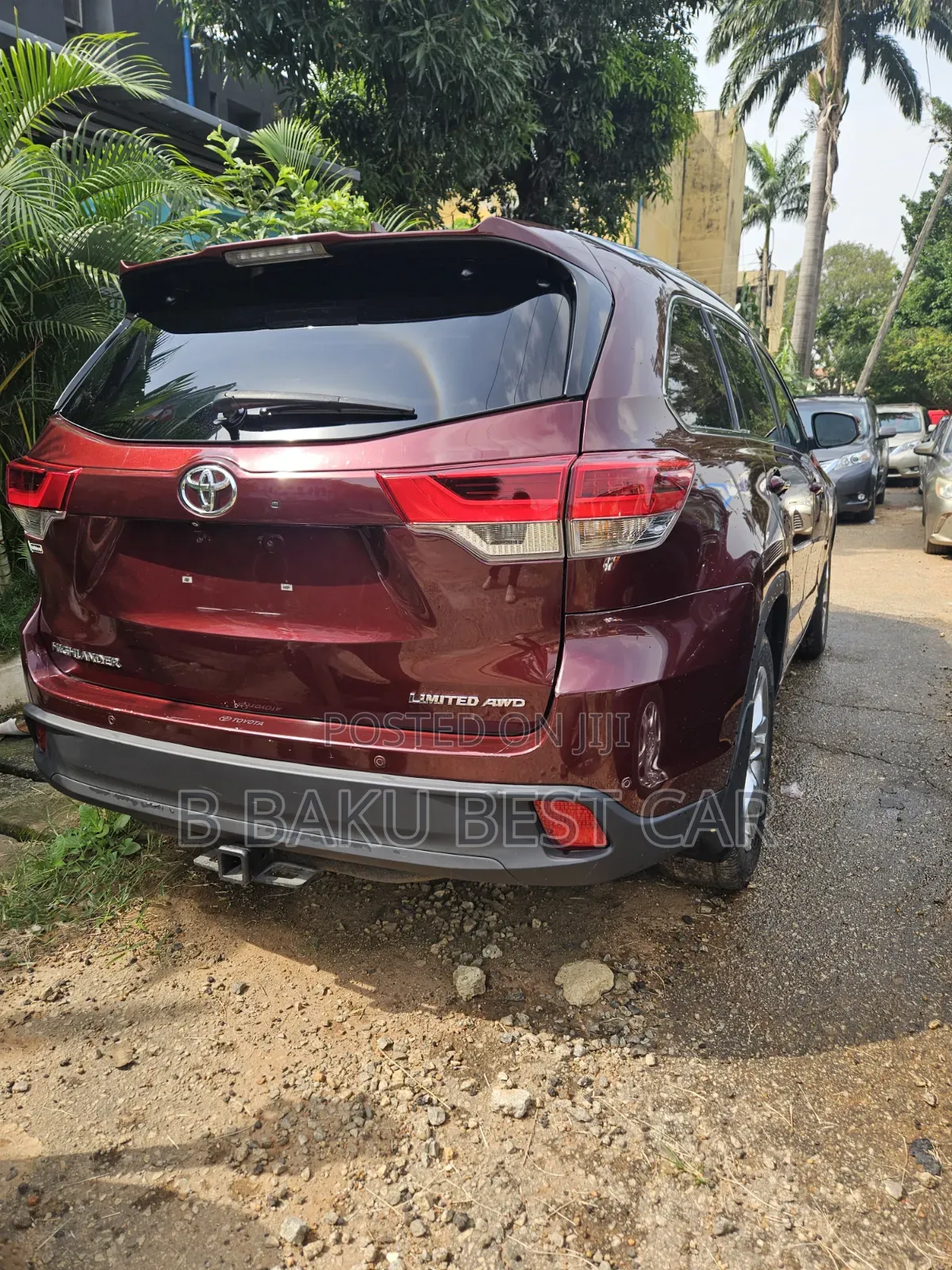 Toyota Highlander Limited Platinum 4x2 V6 (3.5L 6cyl 8A) 2018 Maroon