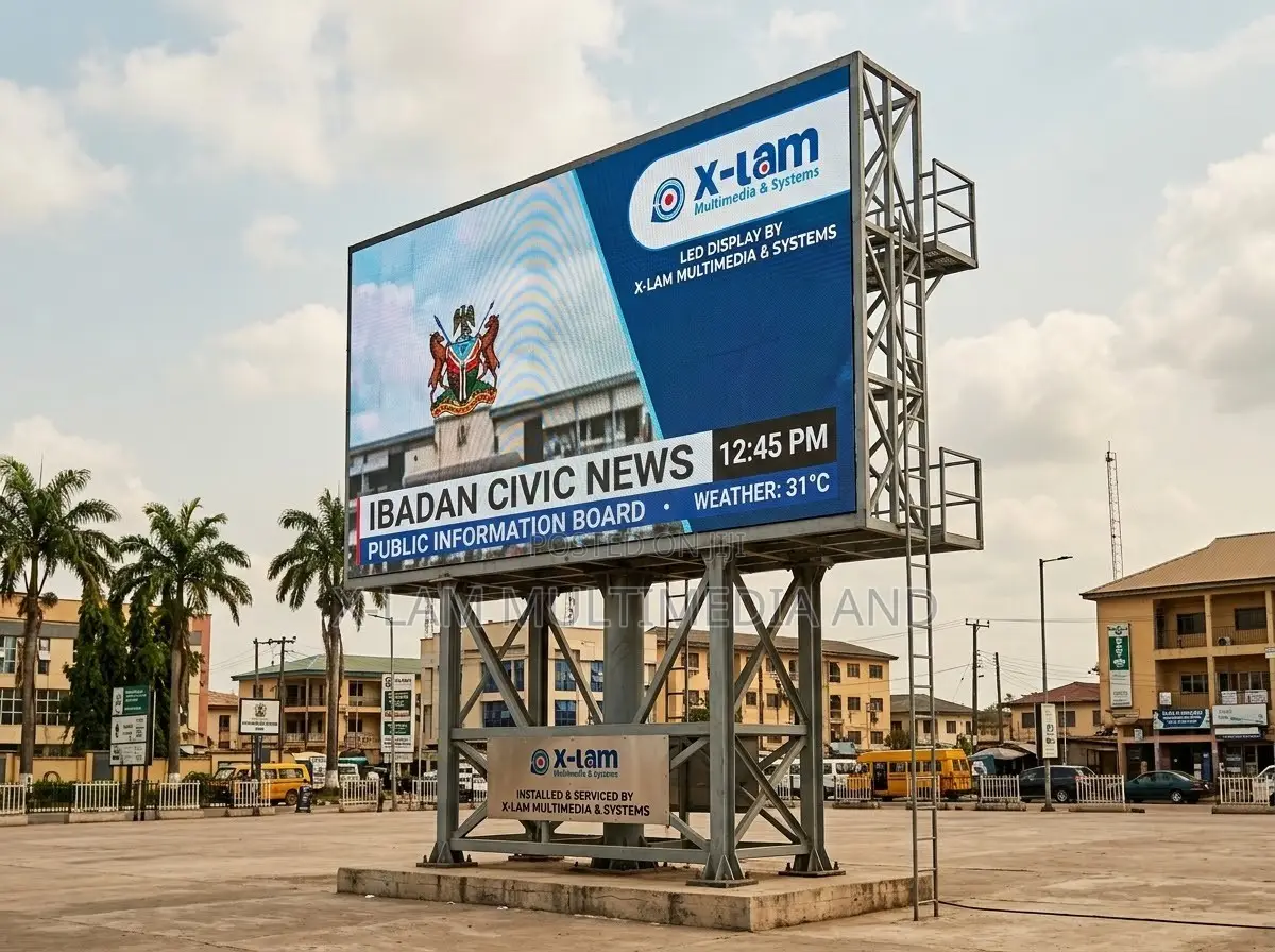 LED Screen for Outdoor Public Information Display