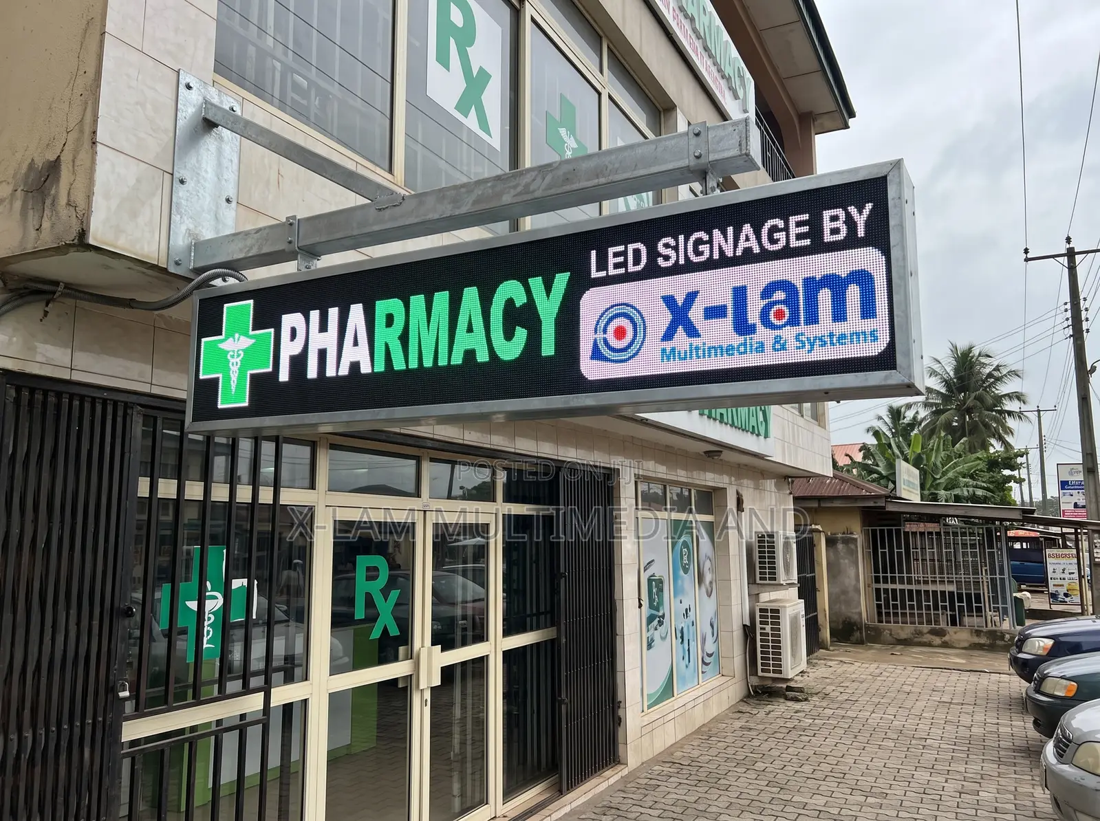 Electronic LED Sign for Pharmacy and Retail Shop