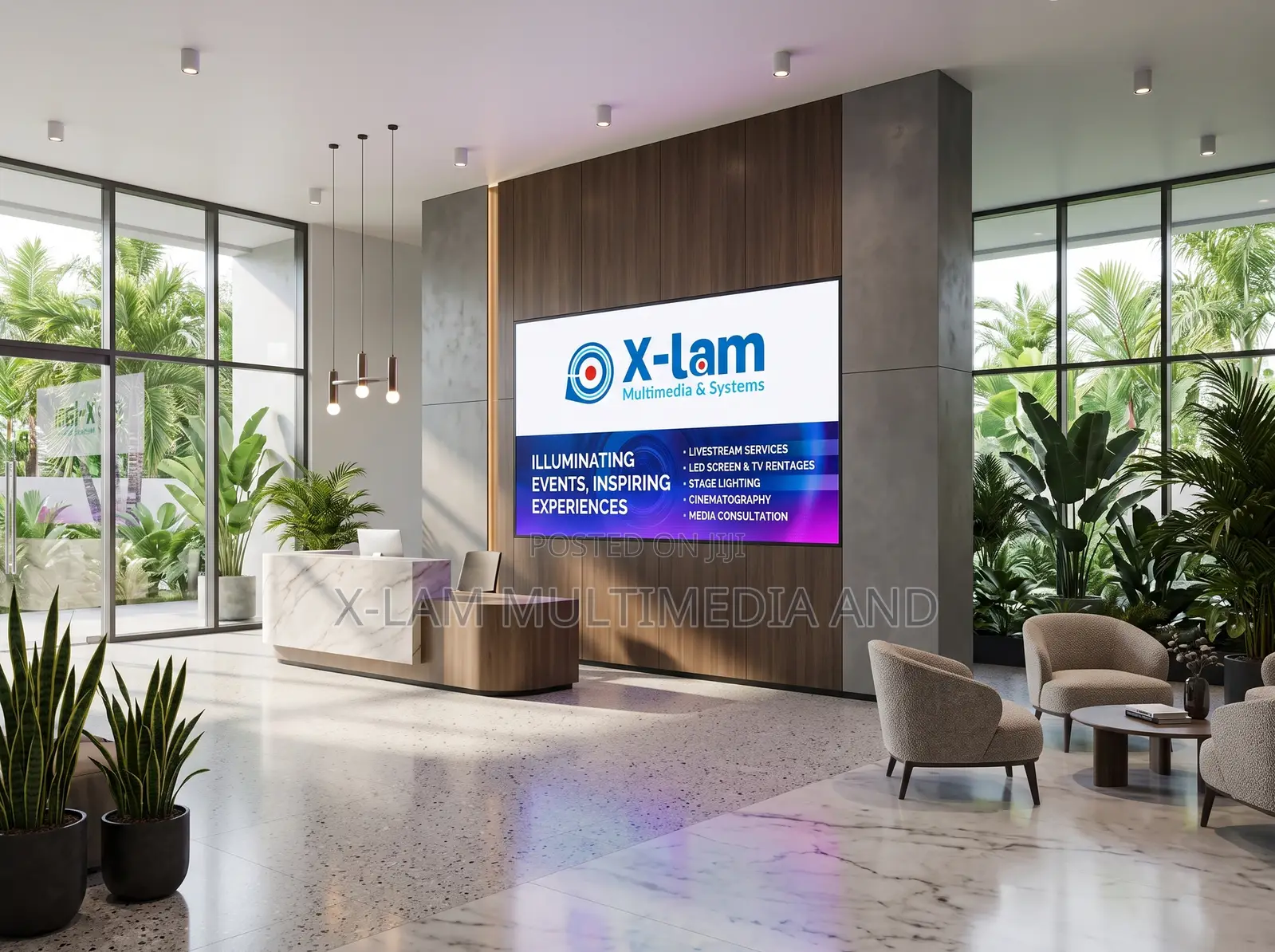 LED Signage for Office Building and Reception