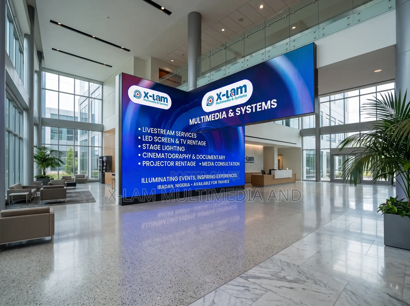 LED Signage for Office Building and Reception
