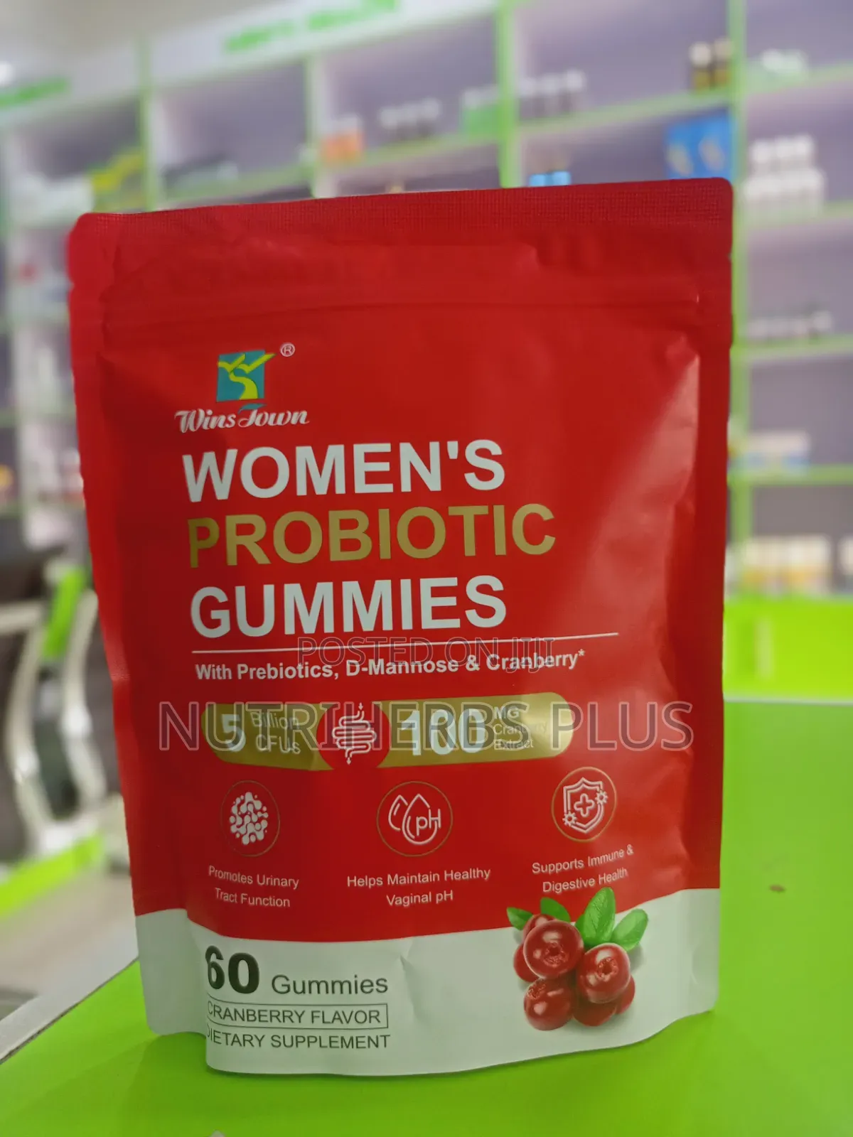 Winston Women's Probiotics Gummies(maintain Healthy Vaginal PH)