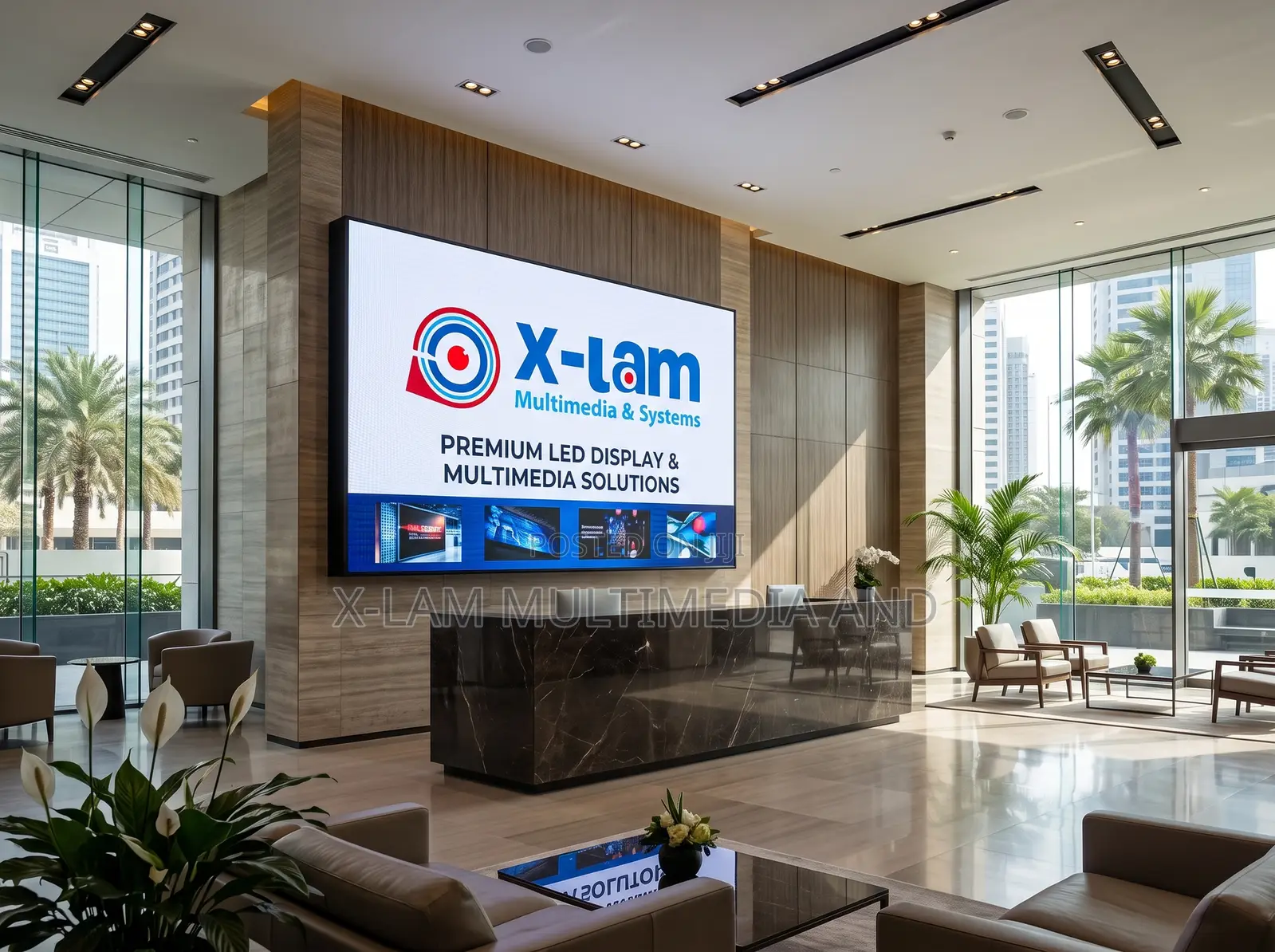 LED Signage for Office Building and Reception