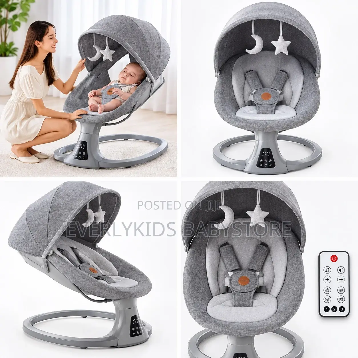 Baby Swing With Remote Control - Brand New