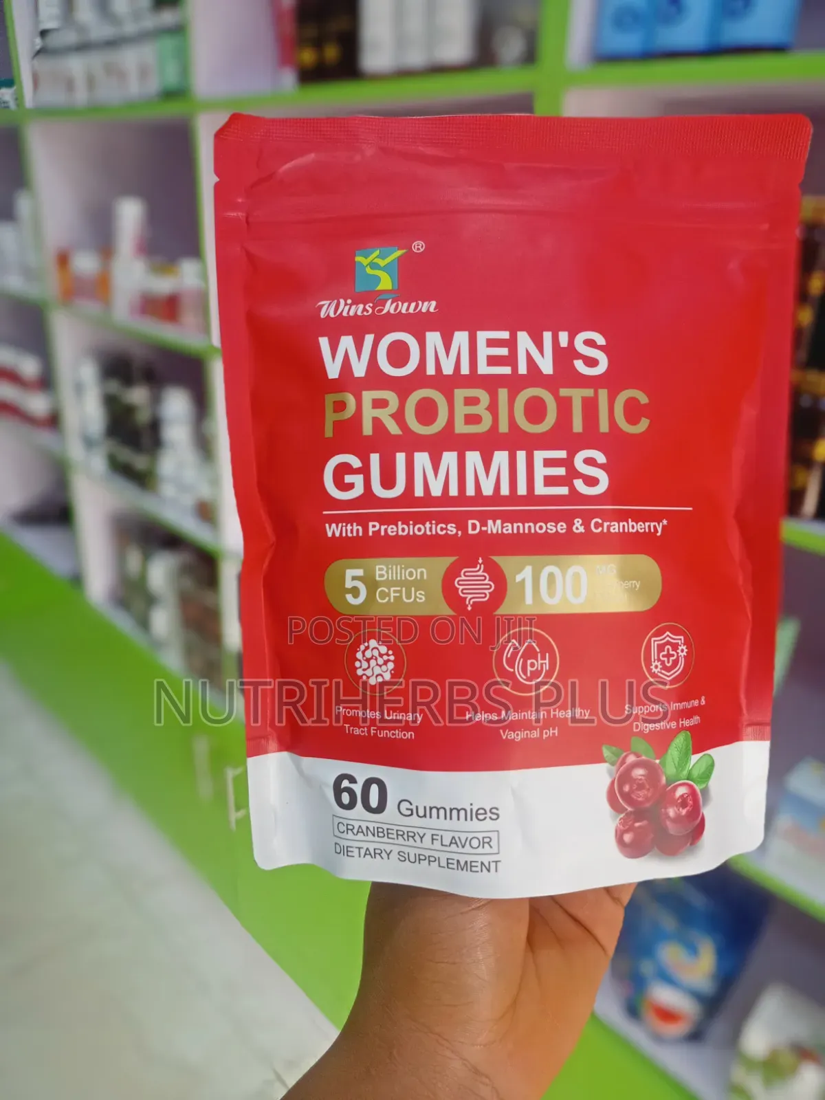 Winstown Women's Probiotic Gummies (Promotes Urinary Tract Function)