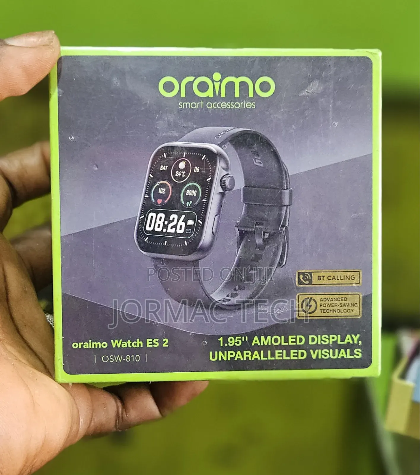 Oraimo Watch ES 2 1.95" AMOLED DISPLAY