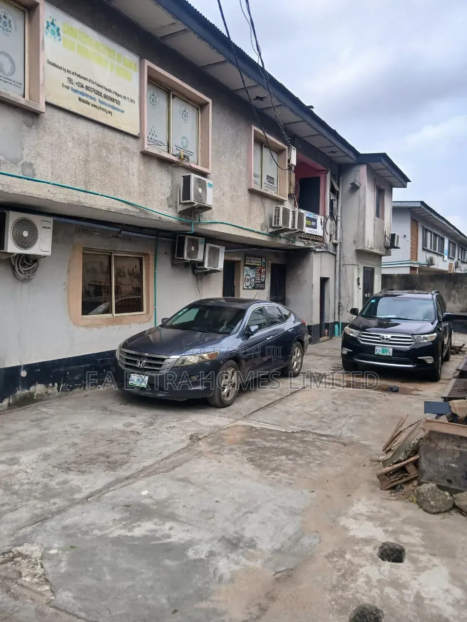 Well Maintain Storey Building on the Major Road