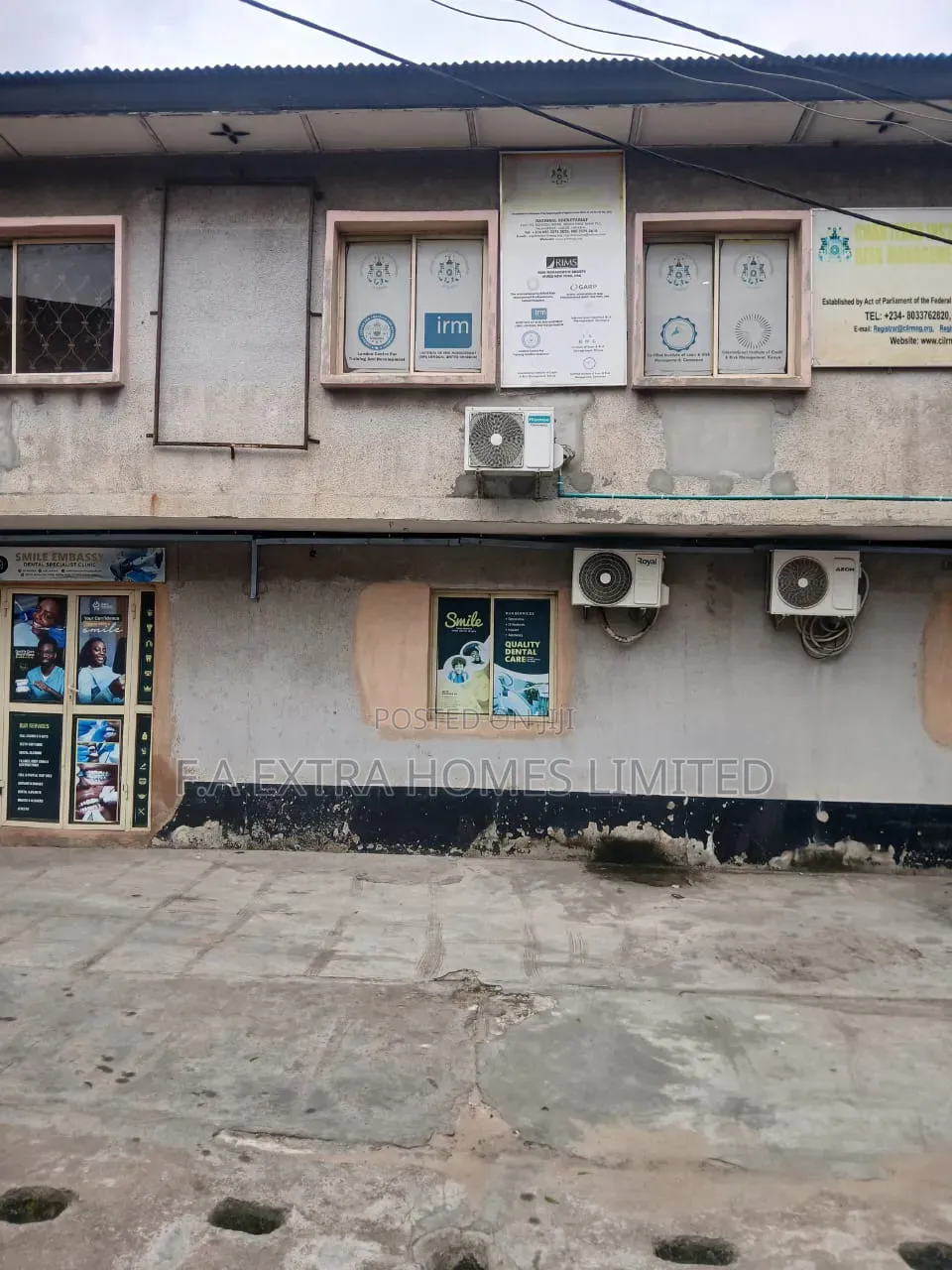 Well Maintain Storey Building on the Major Road