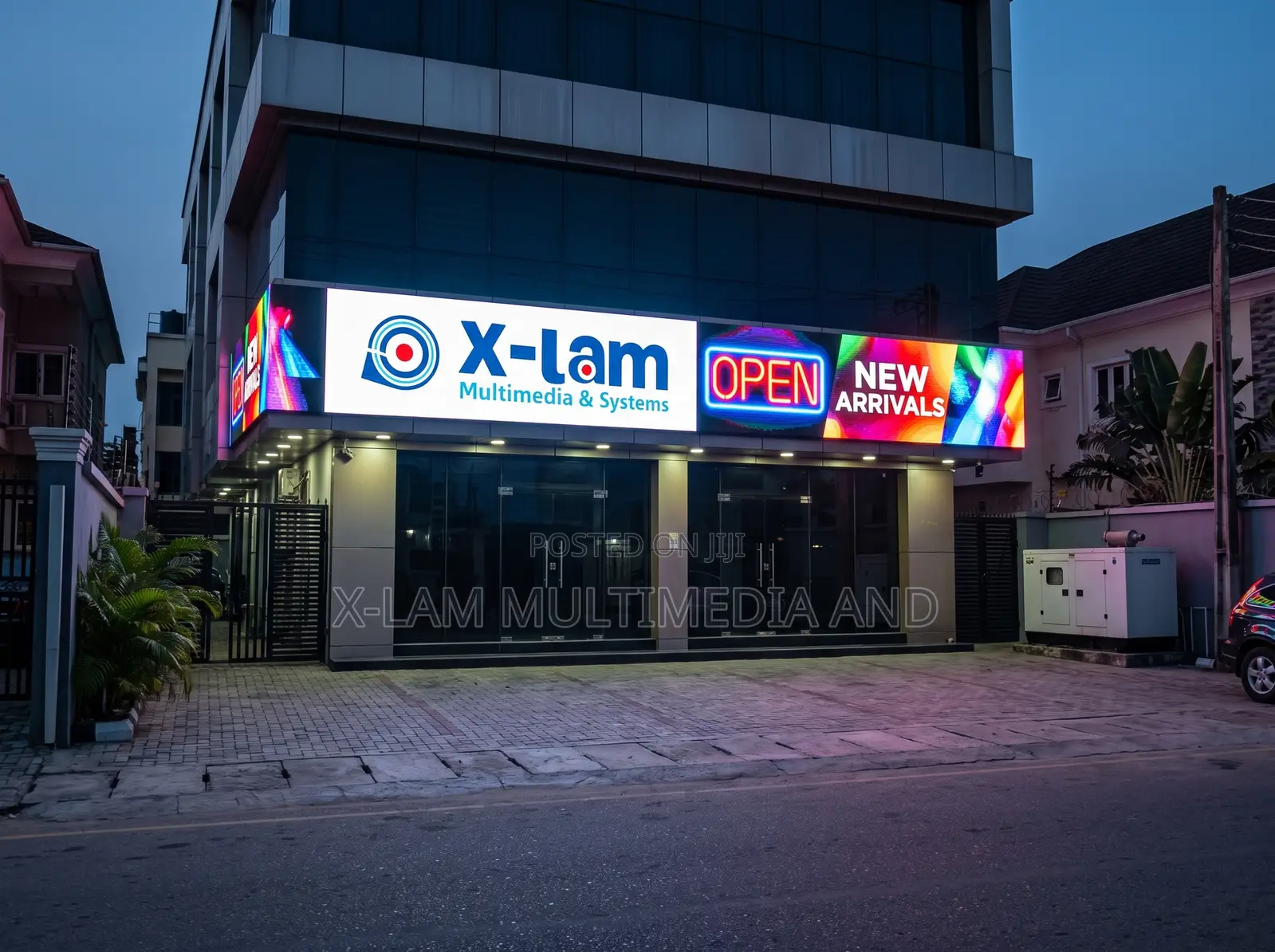 .Multicolor LED Signboard for Storefronts
