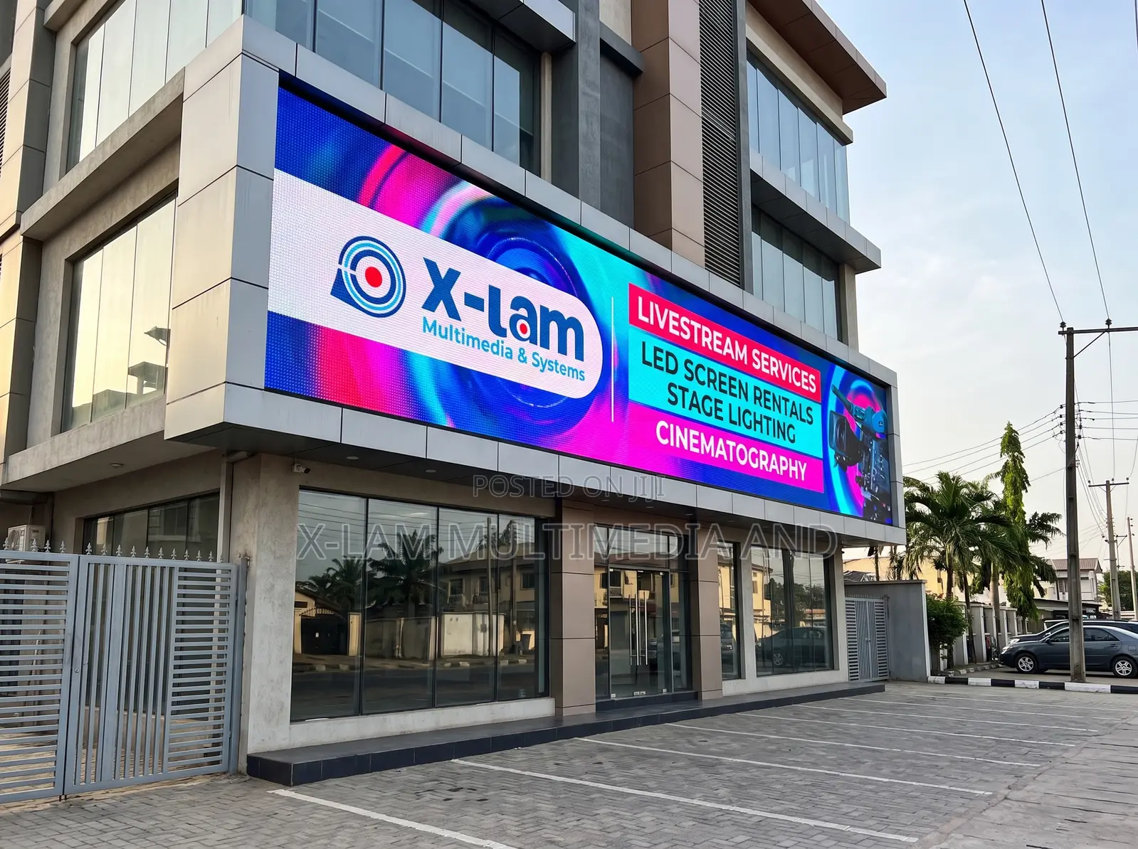 .Multicolor LED Signboard for Storefronts