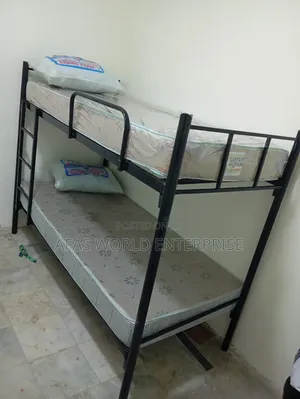 Strong Metal 3 by 6 Double Bunk Bed