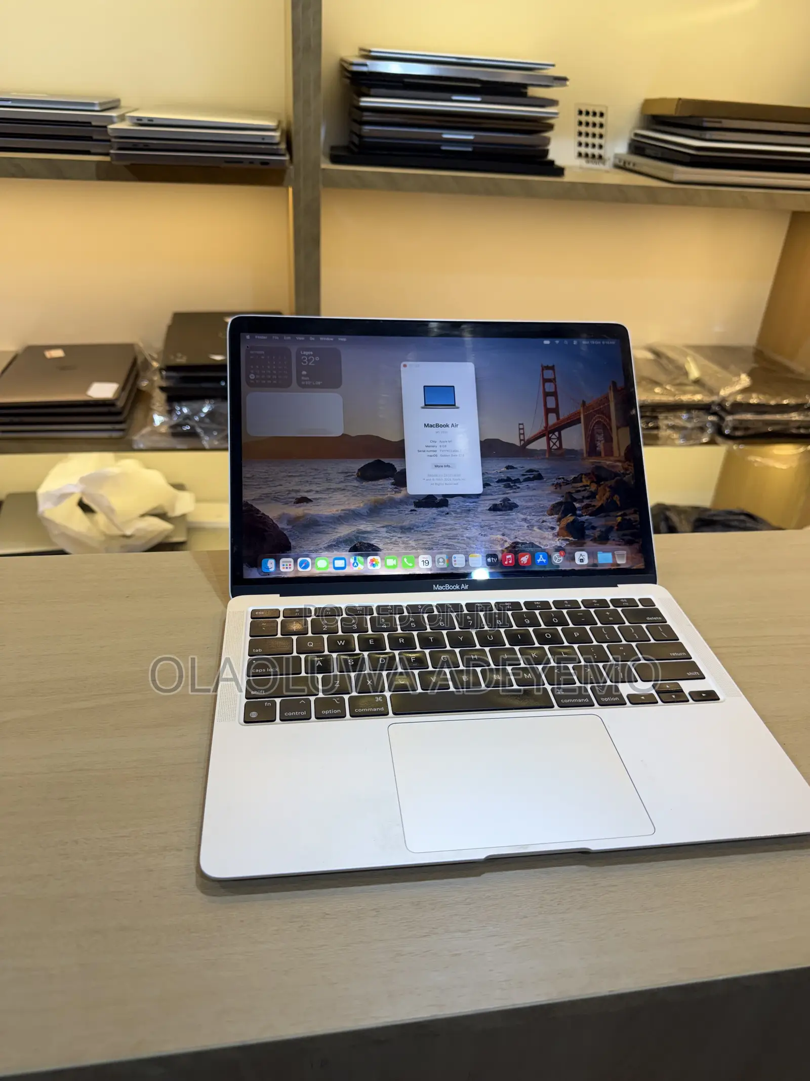 Laptop Apple MacBook Air 2020 M1 8GB Apple M1 SSD 256GB