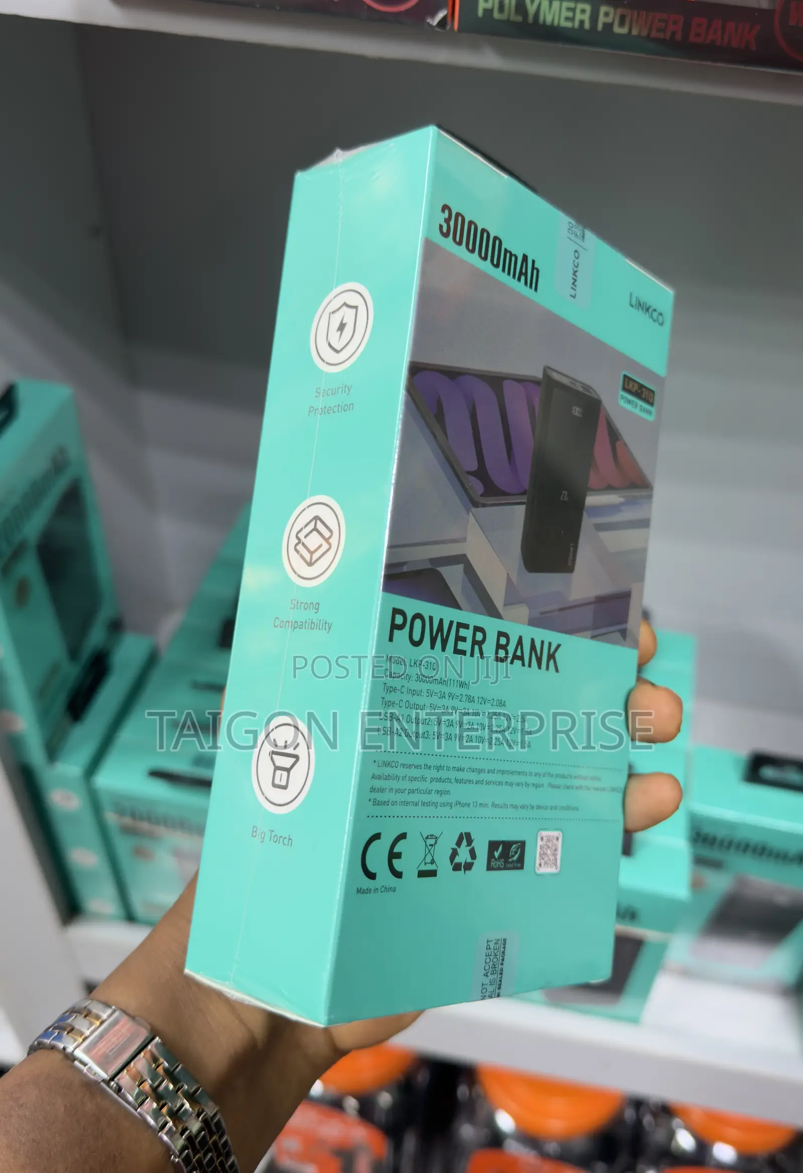 Linkco (27W) 30,000mAh Fast Charging Powerbank ( LKP-31Q)
