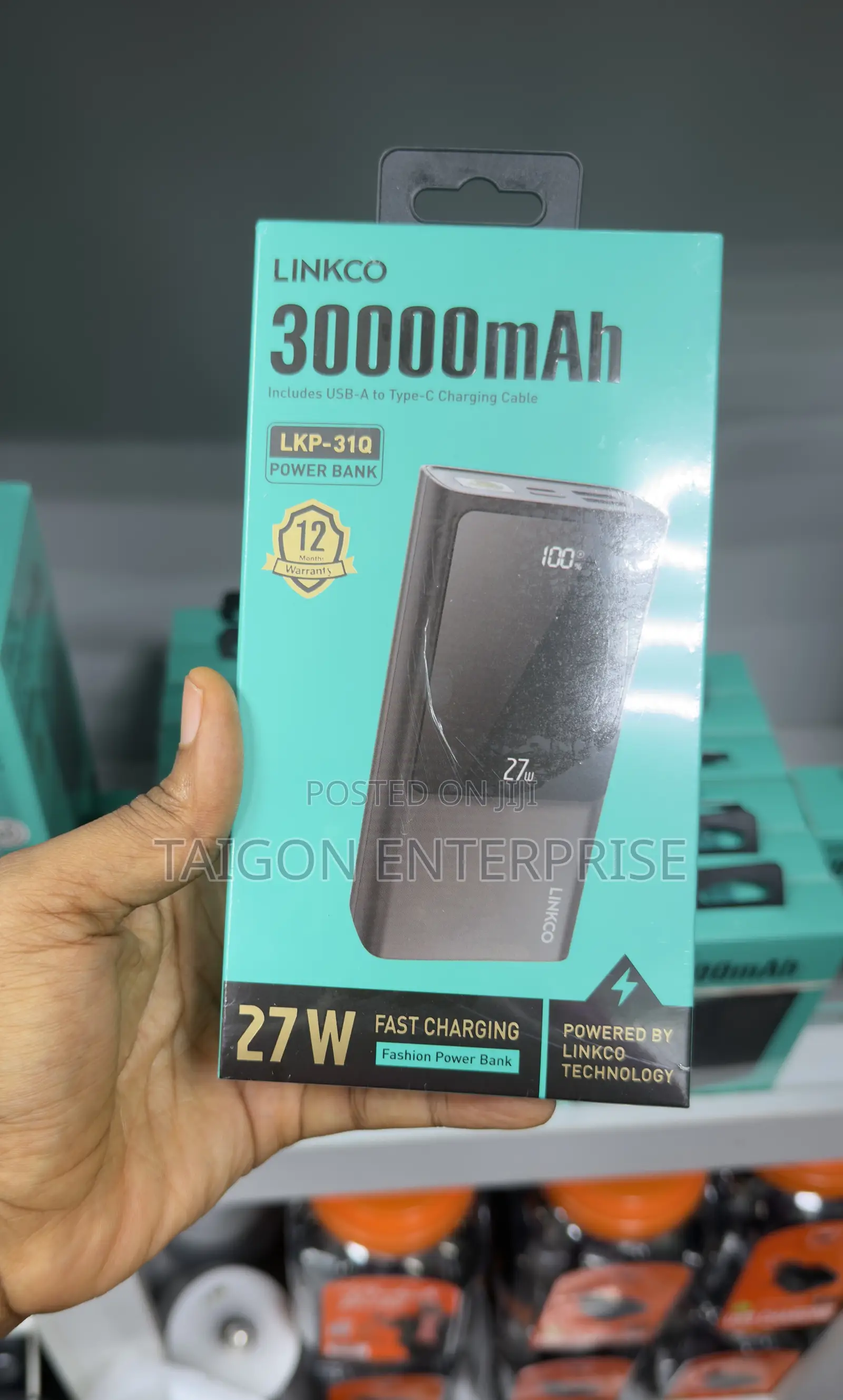 Linkco (27W) 30,000mAh Fast Charging Powerbank ( LKP-31Q)