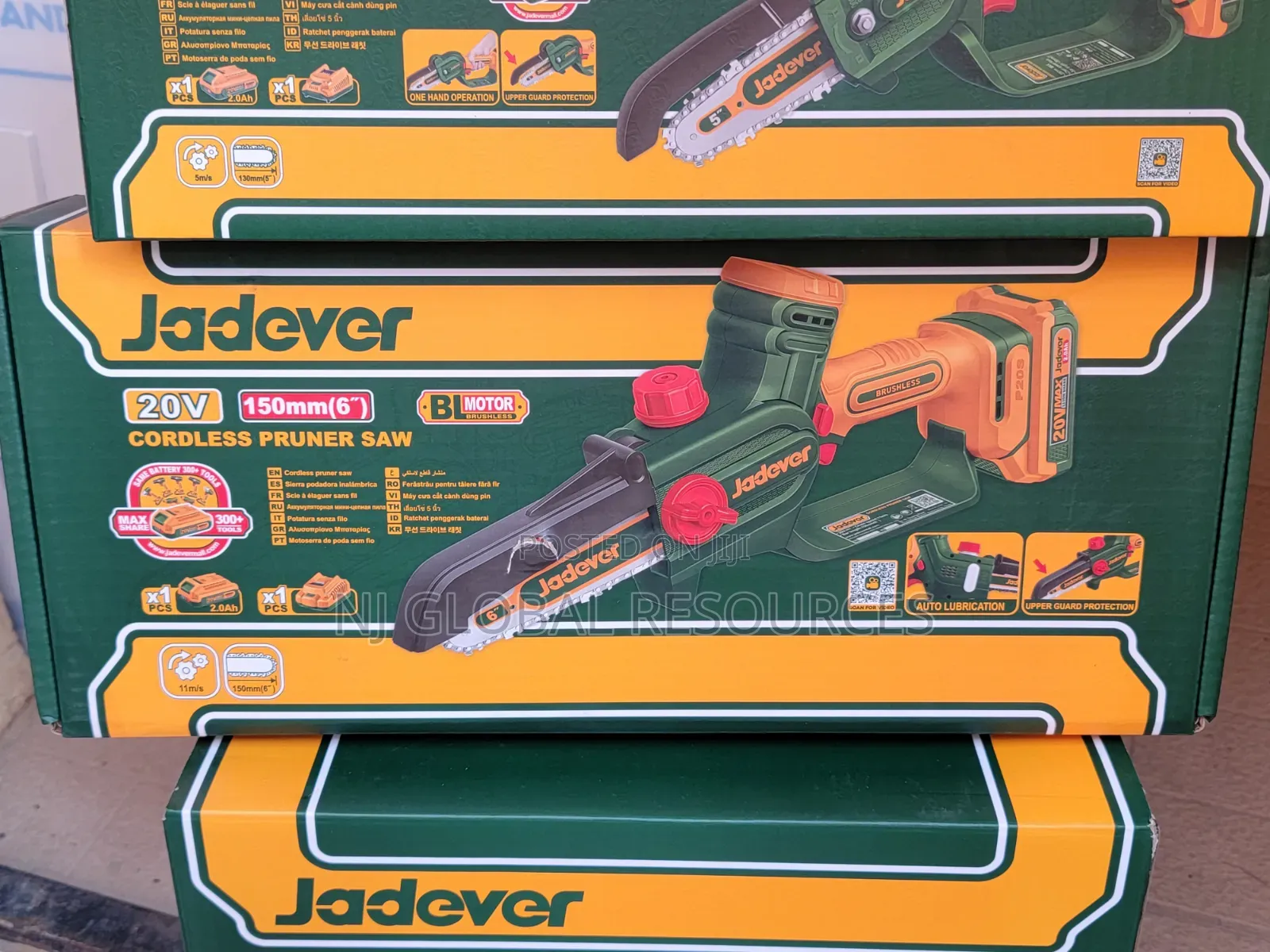 Cordless Pruner Saw 20v (Chain Saw) 6"
