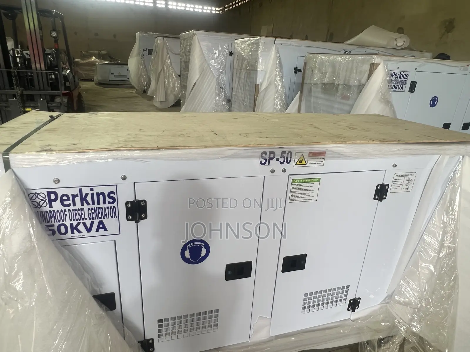 50kva Brand New UKPerkins Soundproof Diesel Generator 100% Copper 
