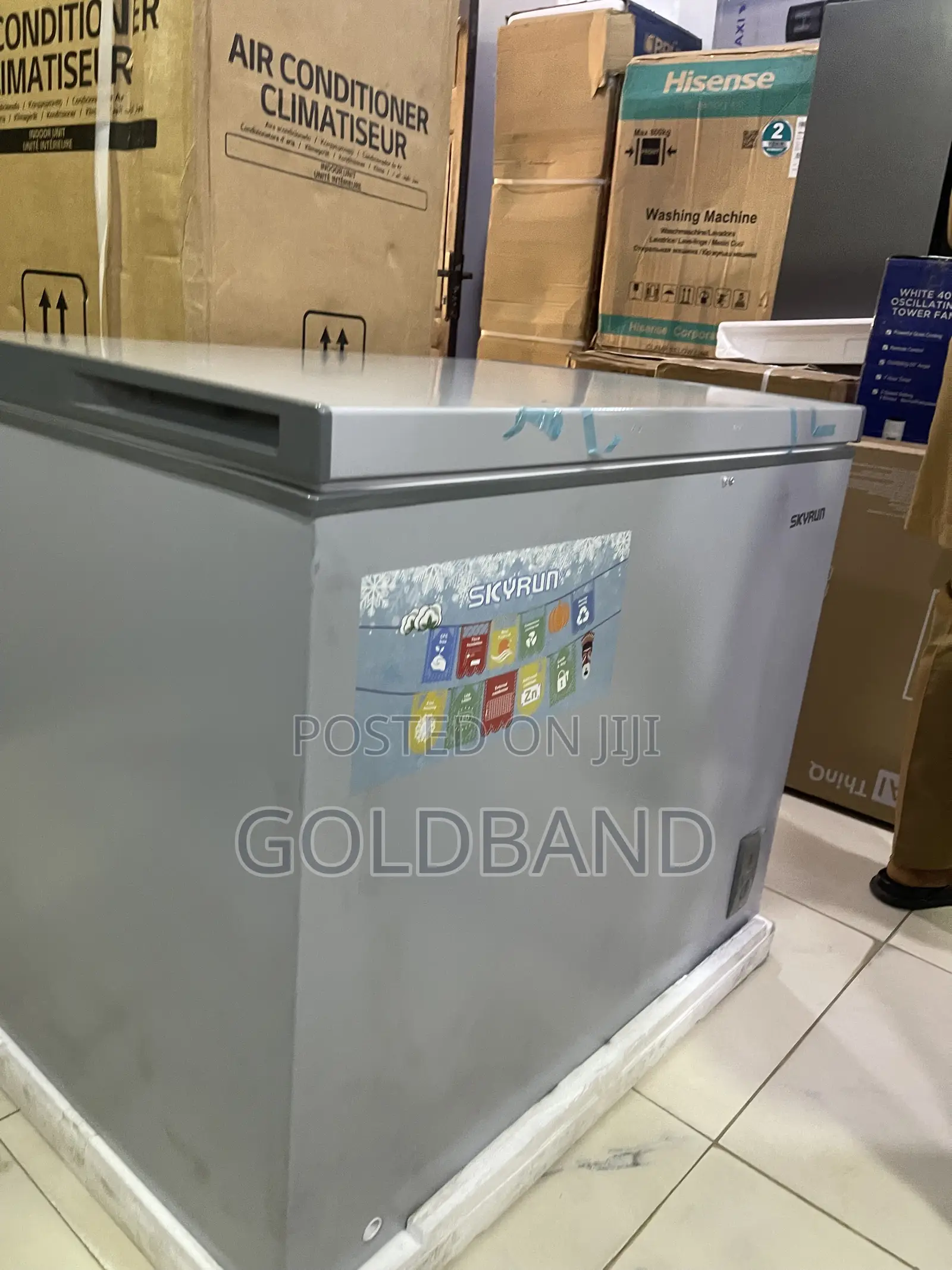 Skyrun 260 Litres Deep Freezer for Grocery Stores and Shops