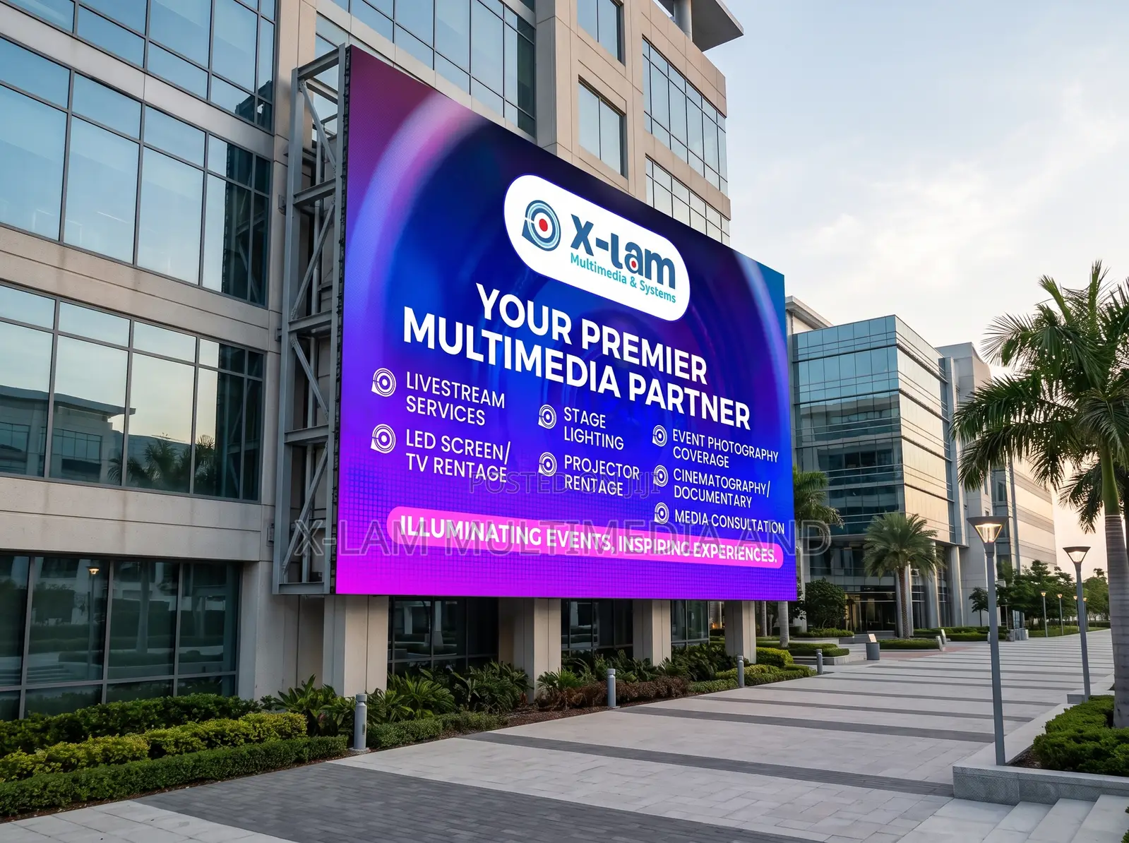 Outdoor Electronic Signboard for Business Premises