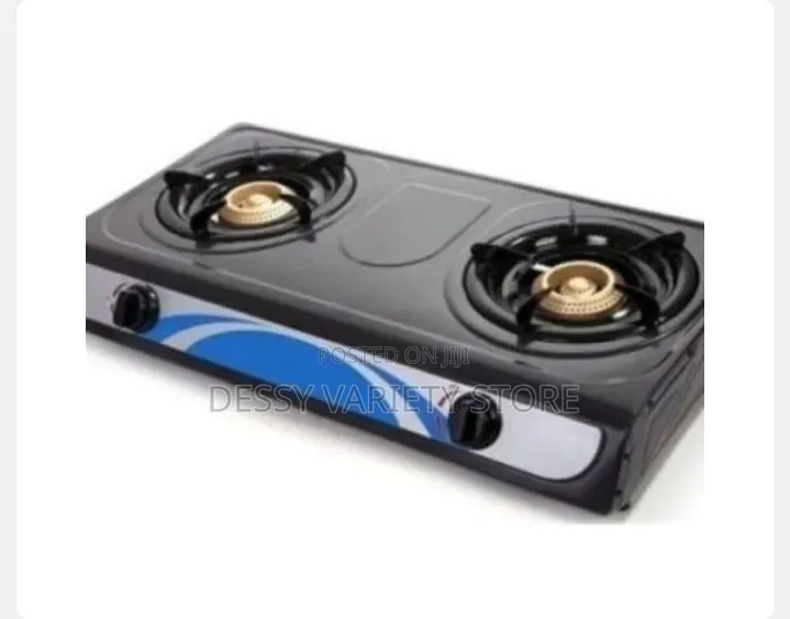 Double Burners Table Top Gas Cooker-Auto Ignition