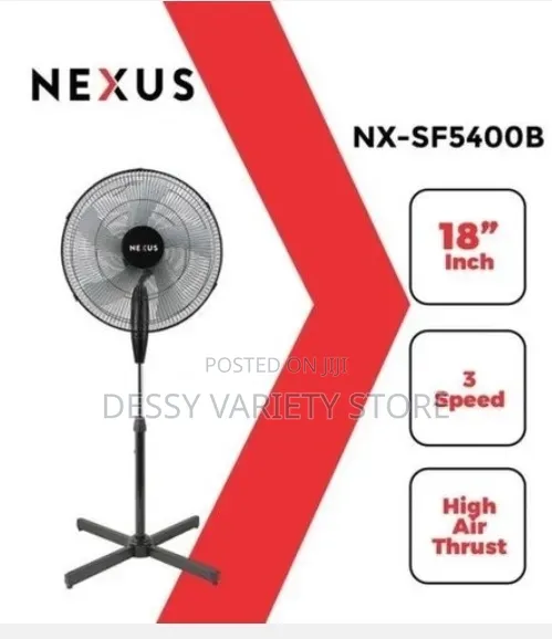 Nexus 18 Inch Standing Fan (Nx-Sf5400b)